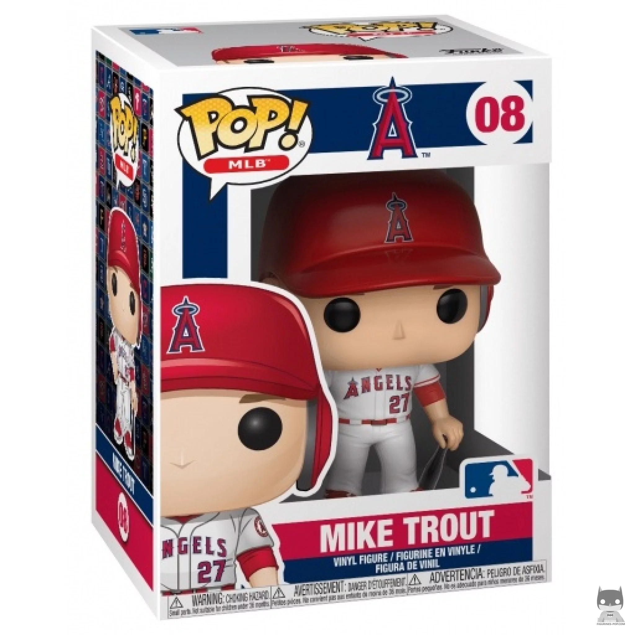Figurine Funko POP Mike Trout avec boîte