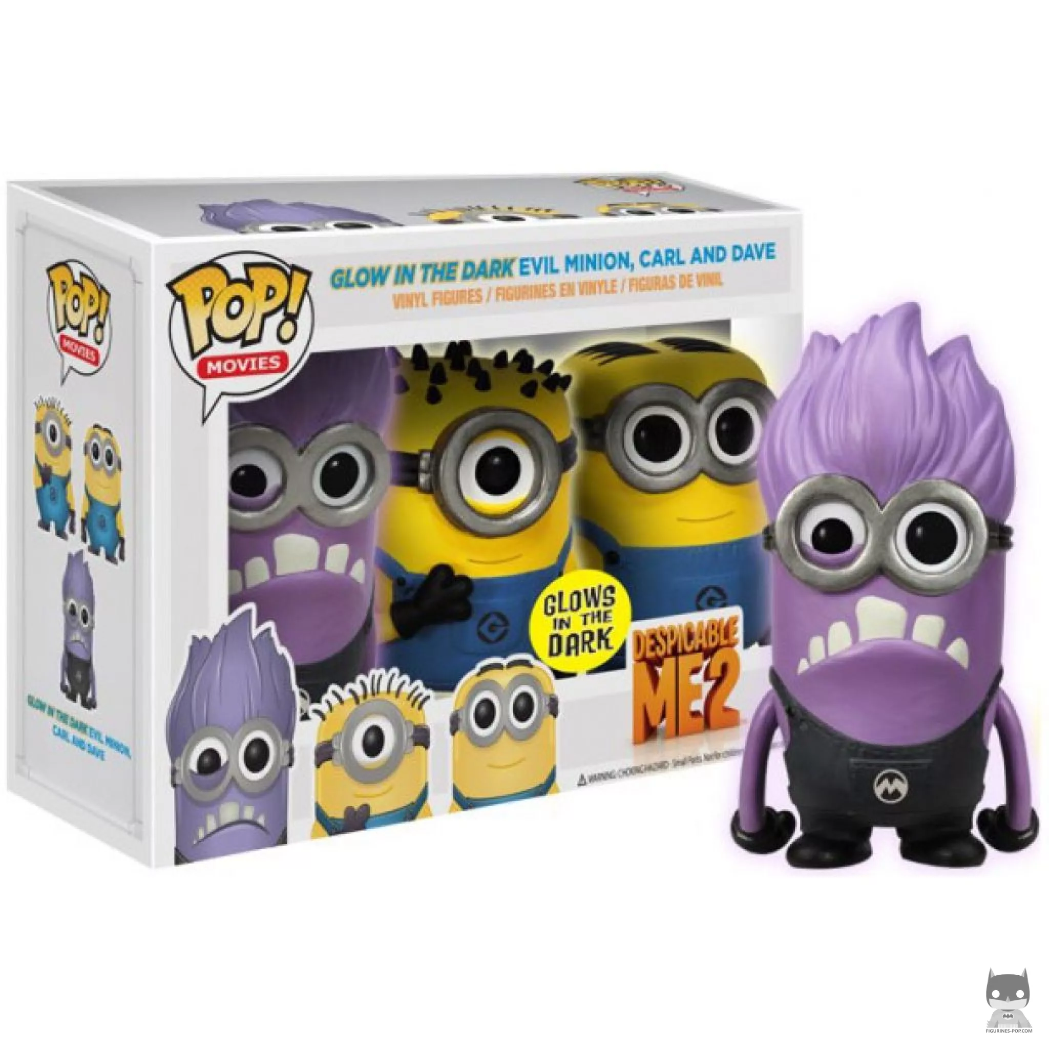 Figurine Funko POP Minion Démoniaque, Carl & Dave avec boîte
