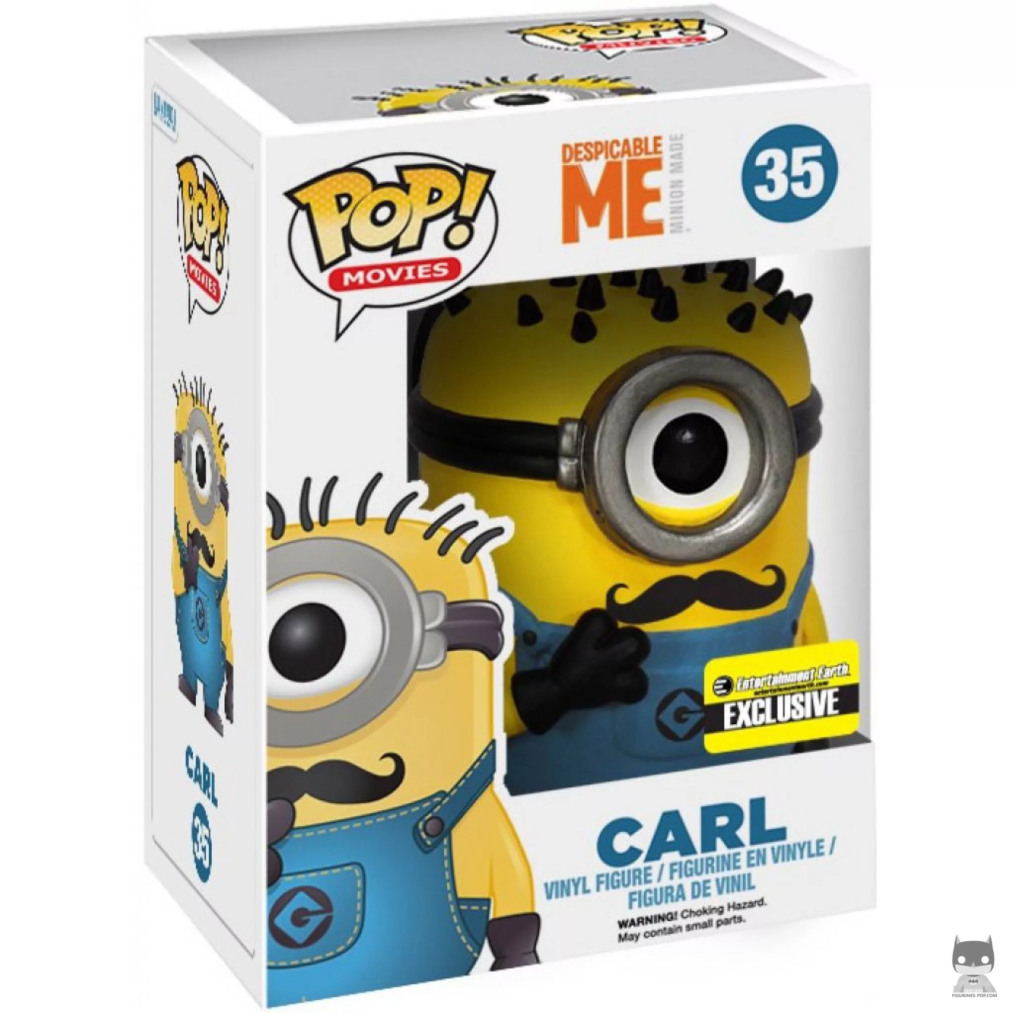 Figurine Funko POP Carl avec Moustache avec boîte
