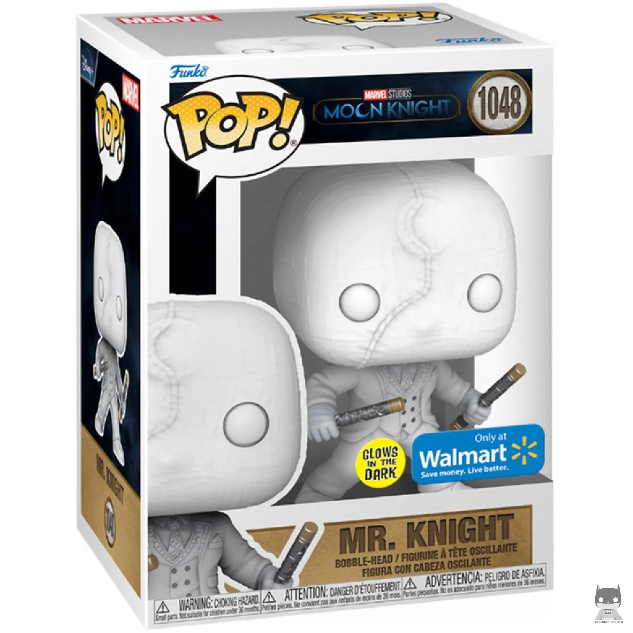 Figurine Funko POP Mr Knight (Glow in the Dark) avec boîte