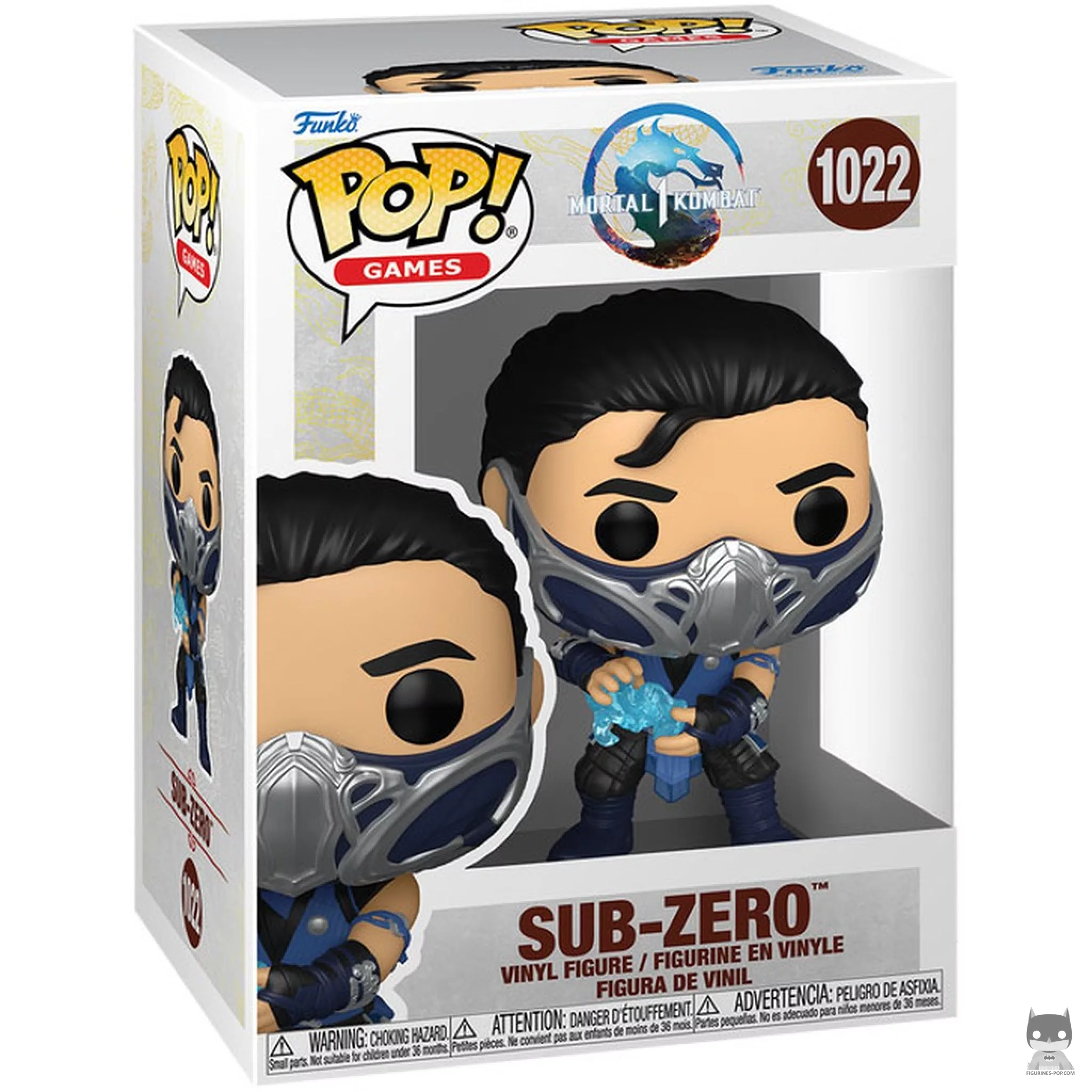 Figurine Funko POP Sub-Zero (Mortal Kombat 1) avec boîte