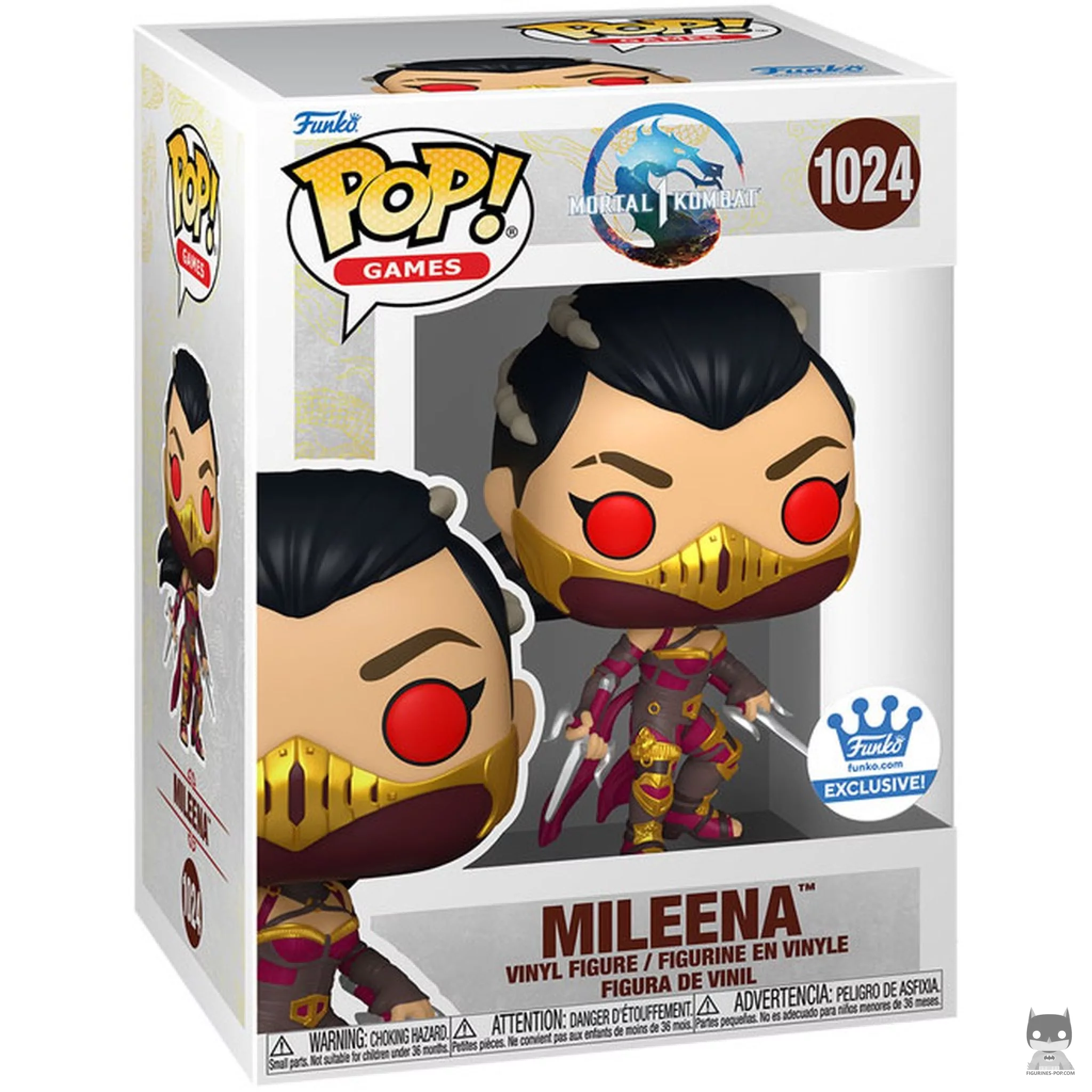 Figurine Funko POP Mileena (Mortal Kombat 1) avec boîte