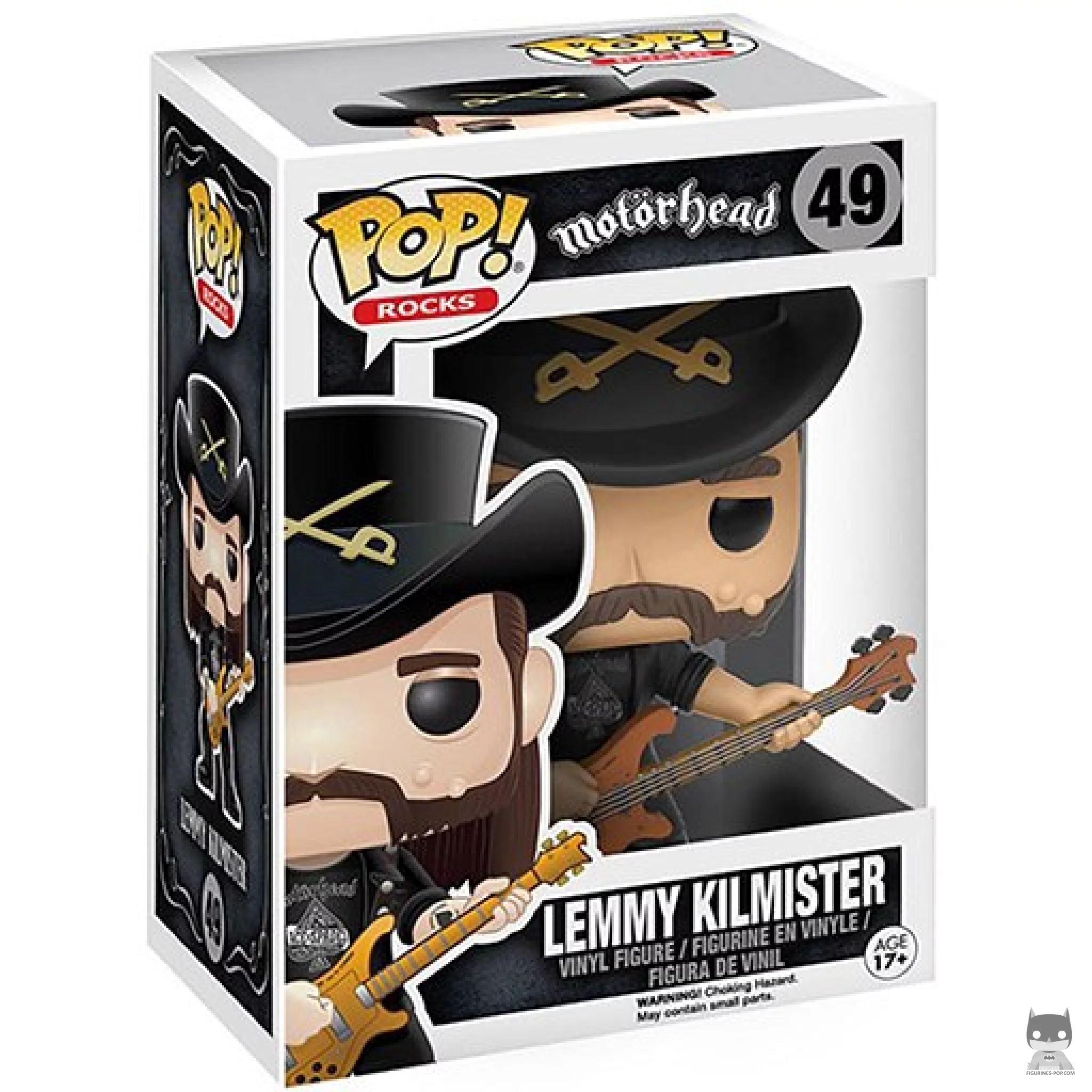 Figurine Funko POP Lemmy Kilmister avec boîte