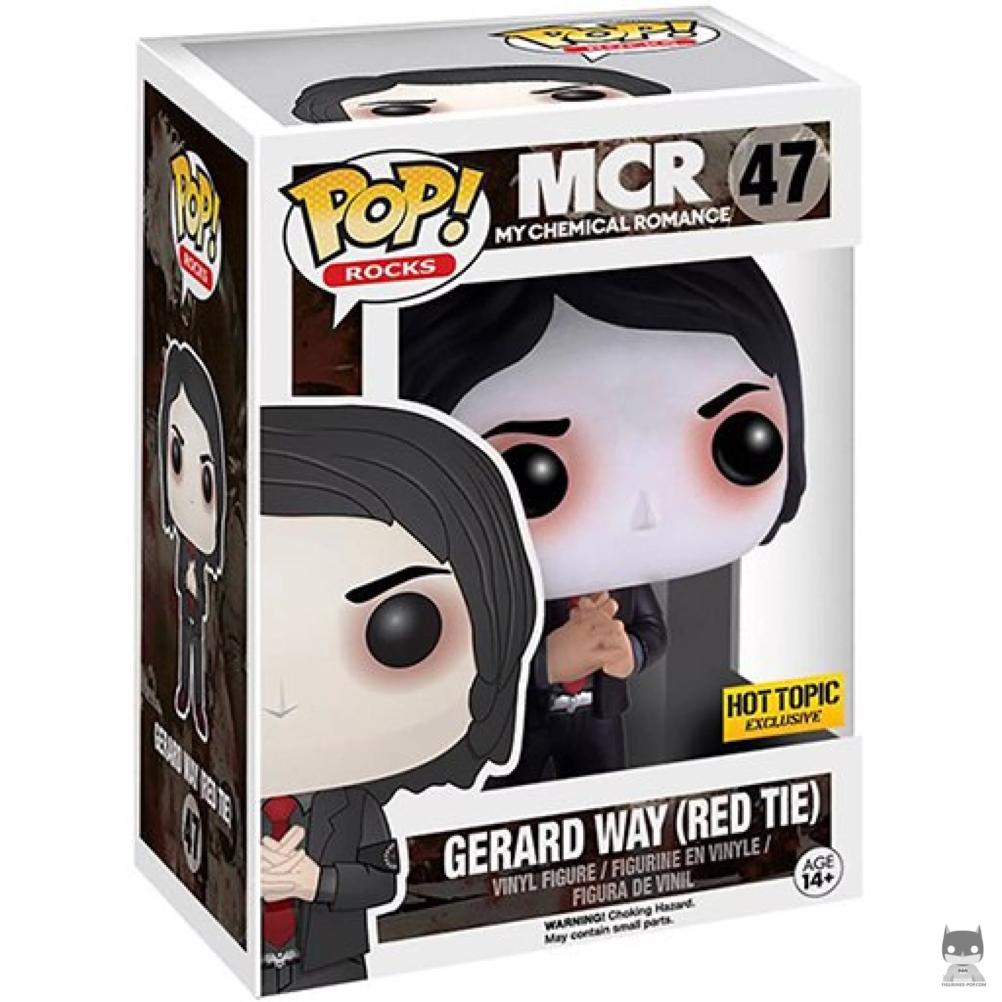Figurine Funko POP Gerard Way (Avec Cravate Rouge) avec boîte