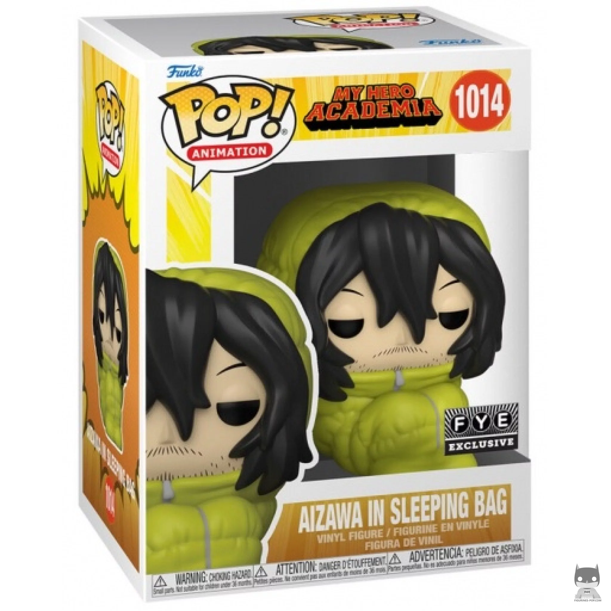 Figurine Funko POP Aizawa dans un Sac de Couchage avec boîte