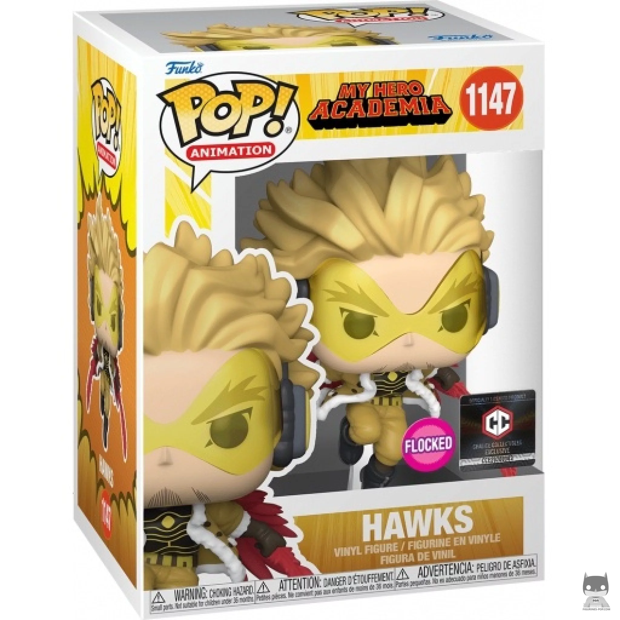 Figurine Funko POP Hawks (Flocked) avec boîte