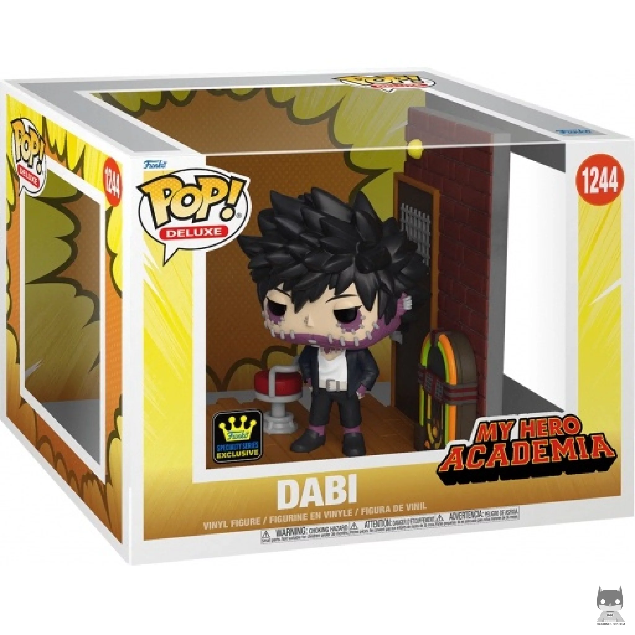 Figurine Funko POP League of Villains : Dabi avec boîte
