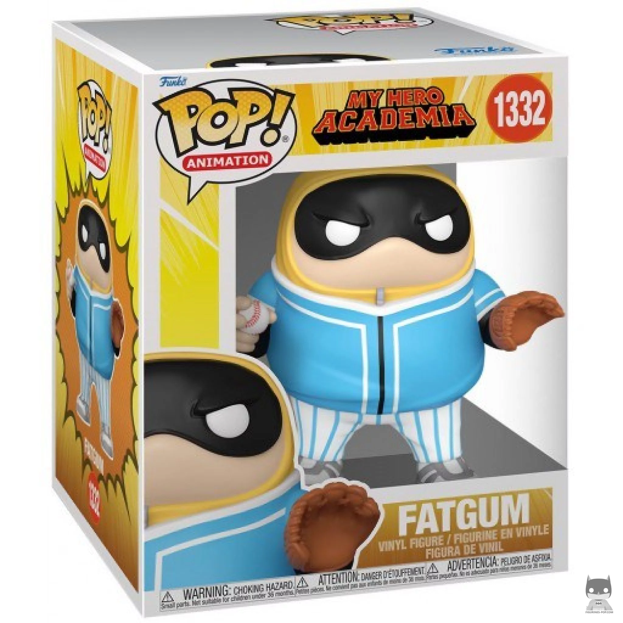 Figurine Funko POP Fat Gum (Hero League Baseball) (Supersized) avec boîte
