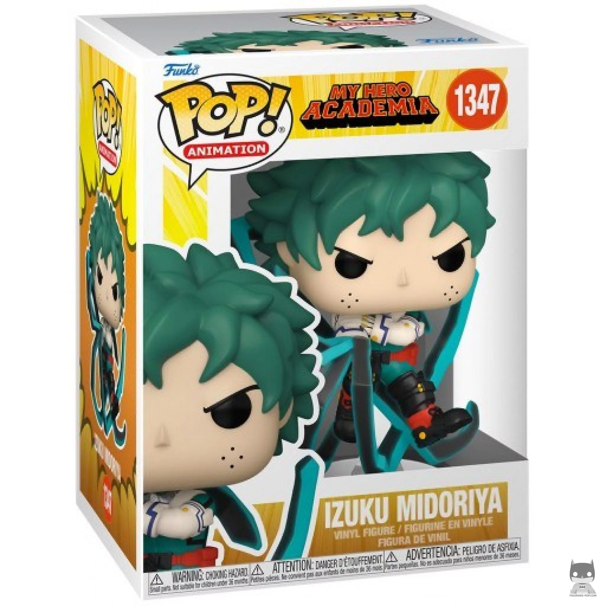 Figurine Funko POP Izuku Midoriya avec boîte