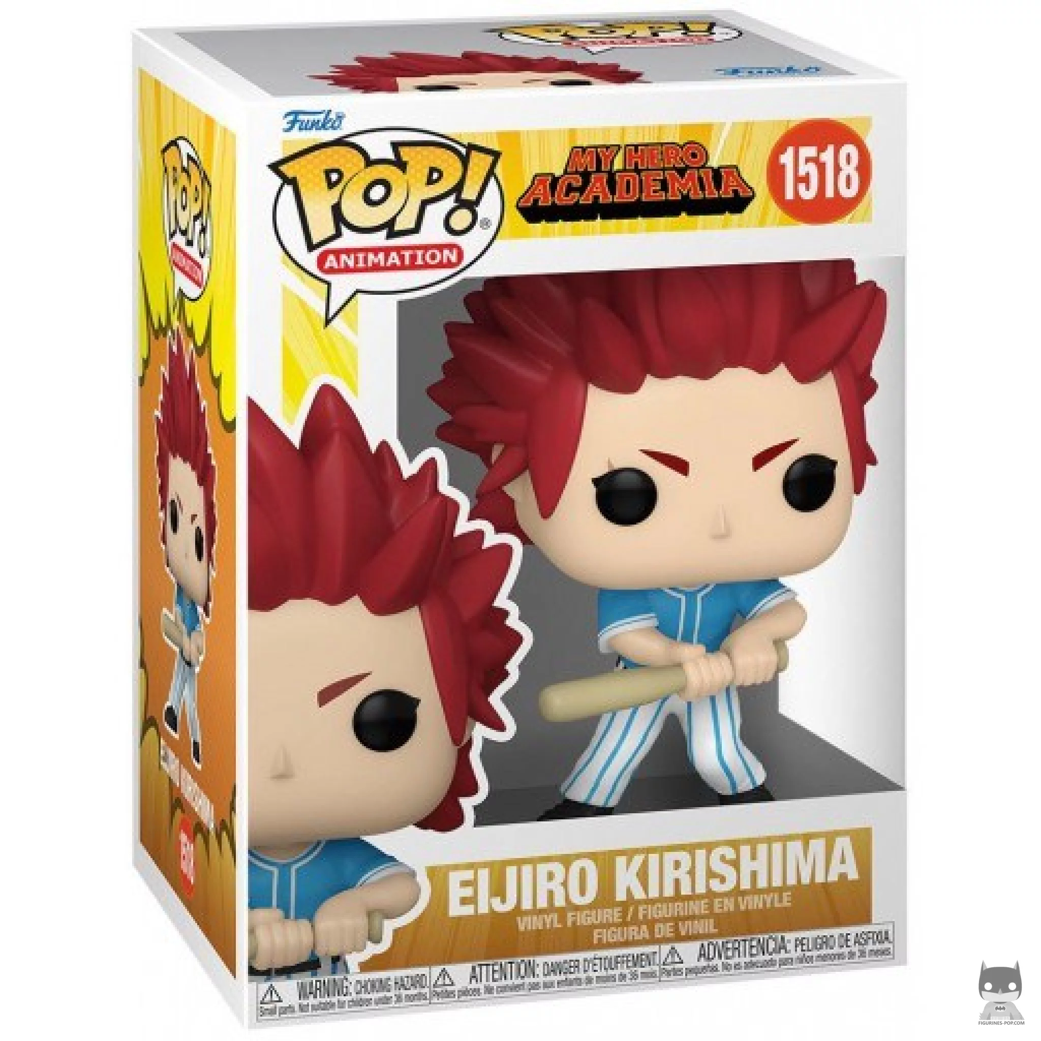 Figurine Funko POP Eijiro Kirishima (Hero League Baseball) avec boîte