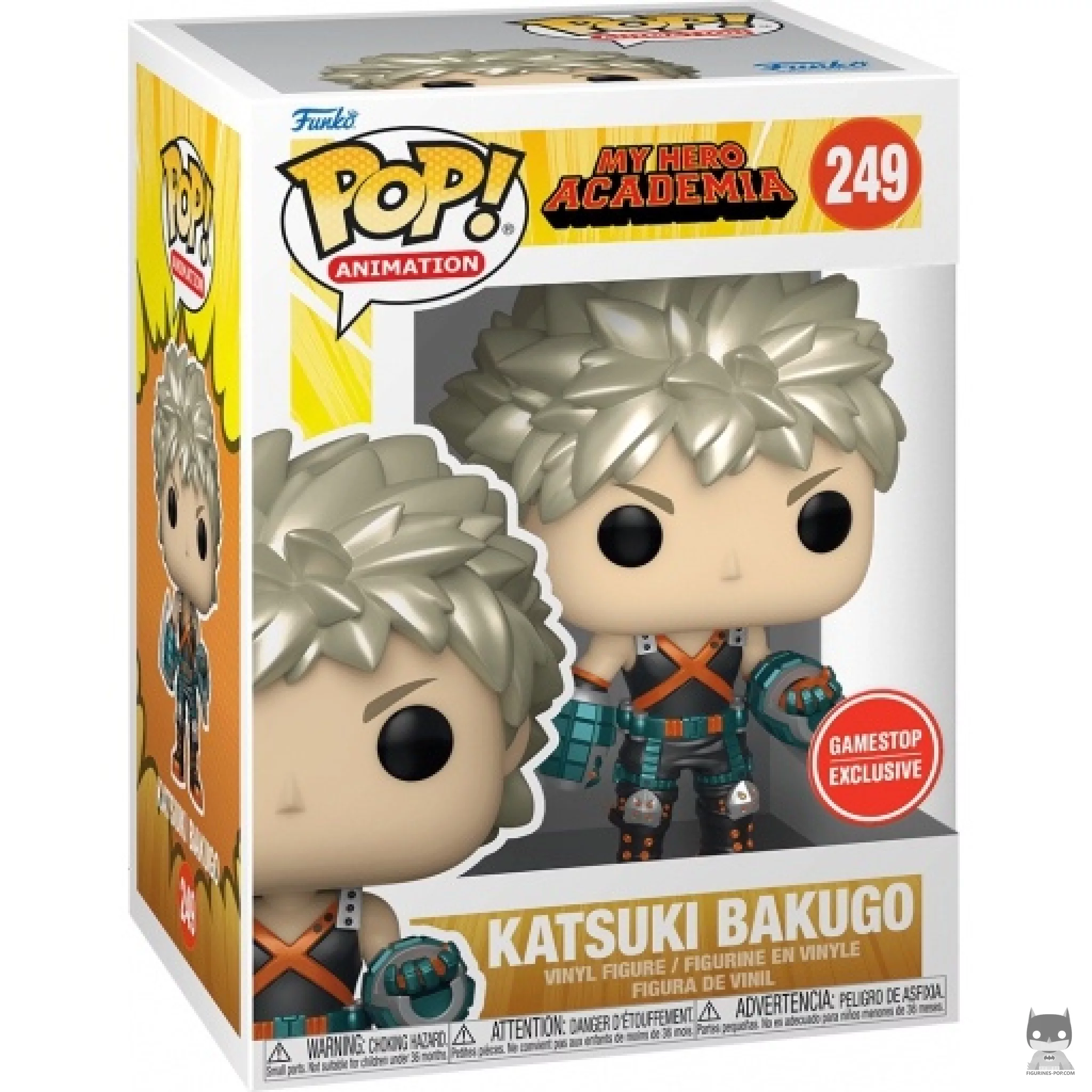 Figurine Funko POP Katsuki Bakugo (Metallic) avec boîte