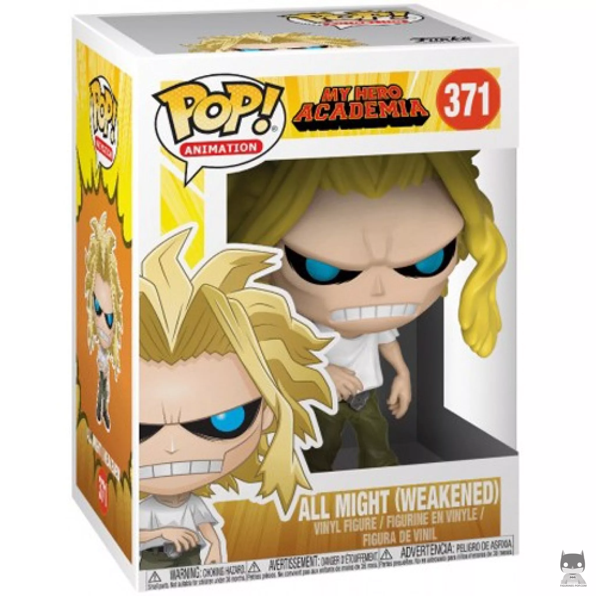 Figurine Funko POP All Might (Weakened) avec boîte
