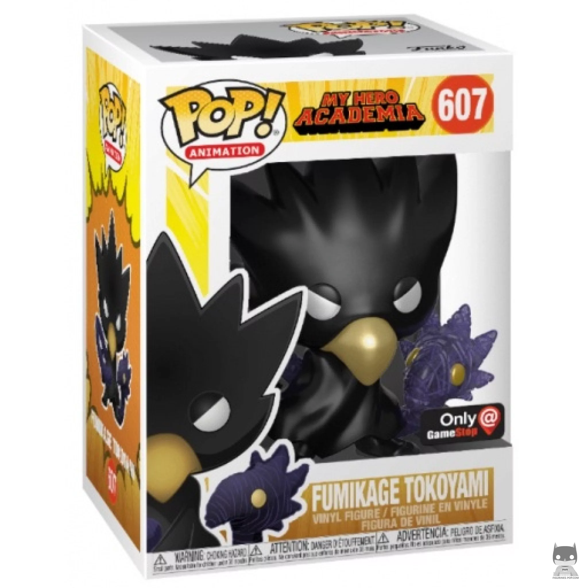 Figurine Funko POP Fumikage Tokoyami (Metallic) avec boîte