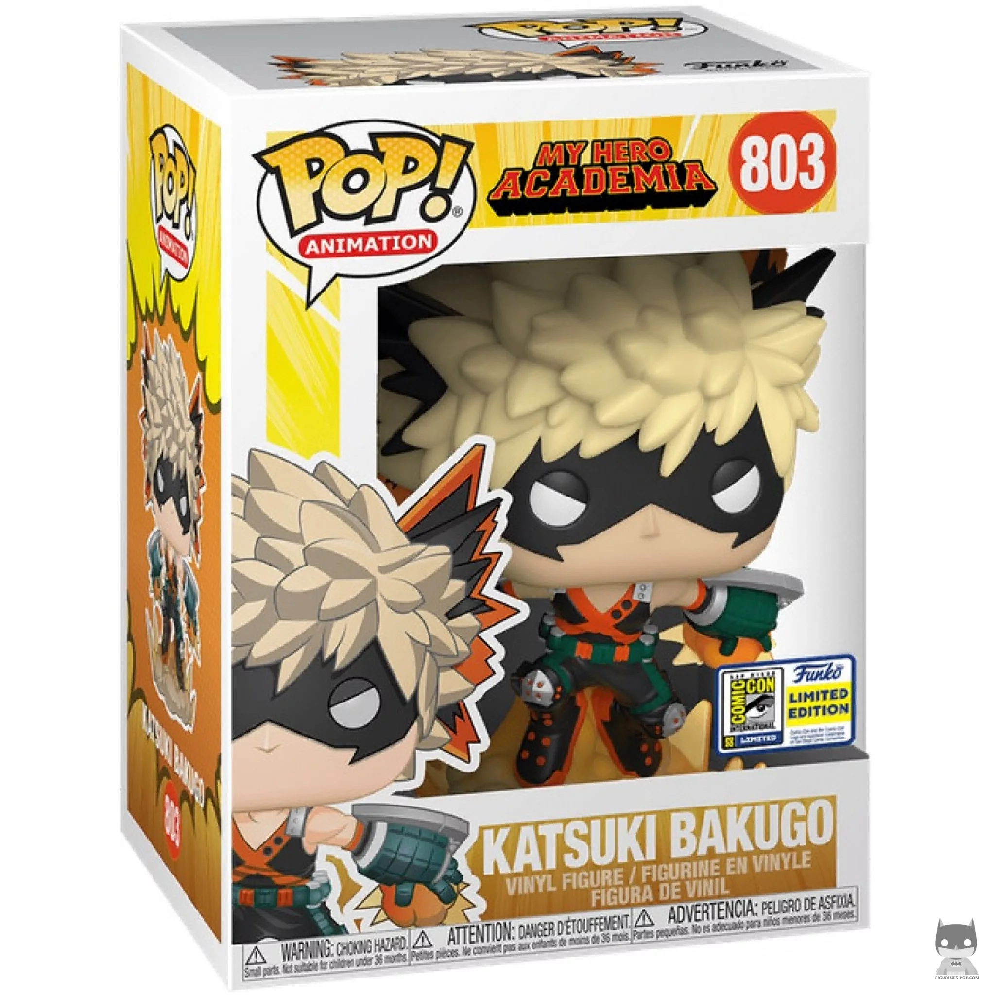 Figurine Funko POP Katsuki Bakugo avec boîte