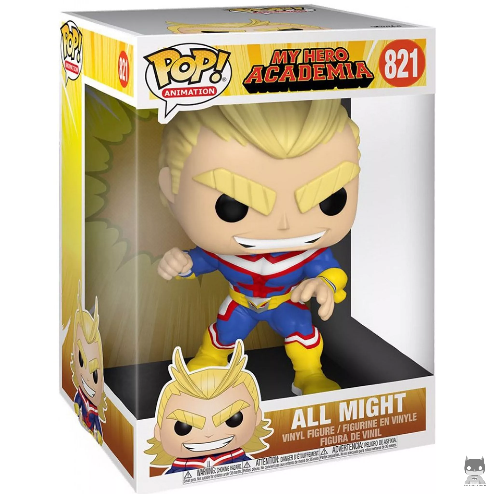 Figurine Funko POP All Might (Supersized) avec boîte
