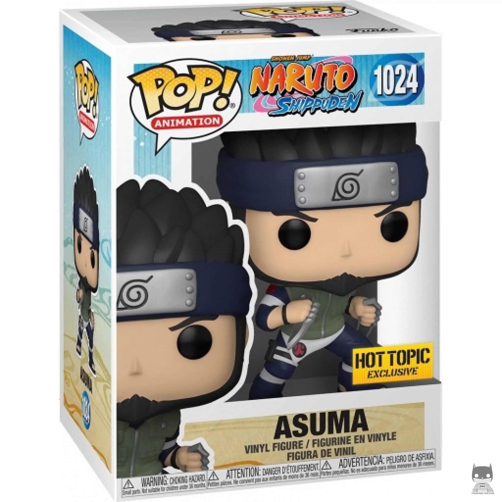 Figurine Funko POP Asuma (Metallic) avec boîte