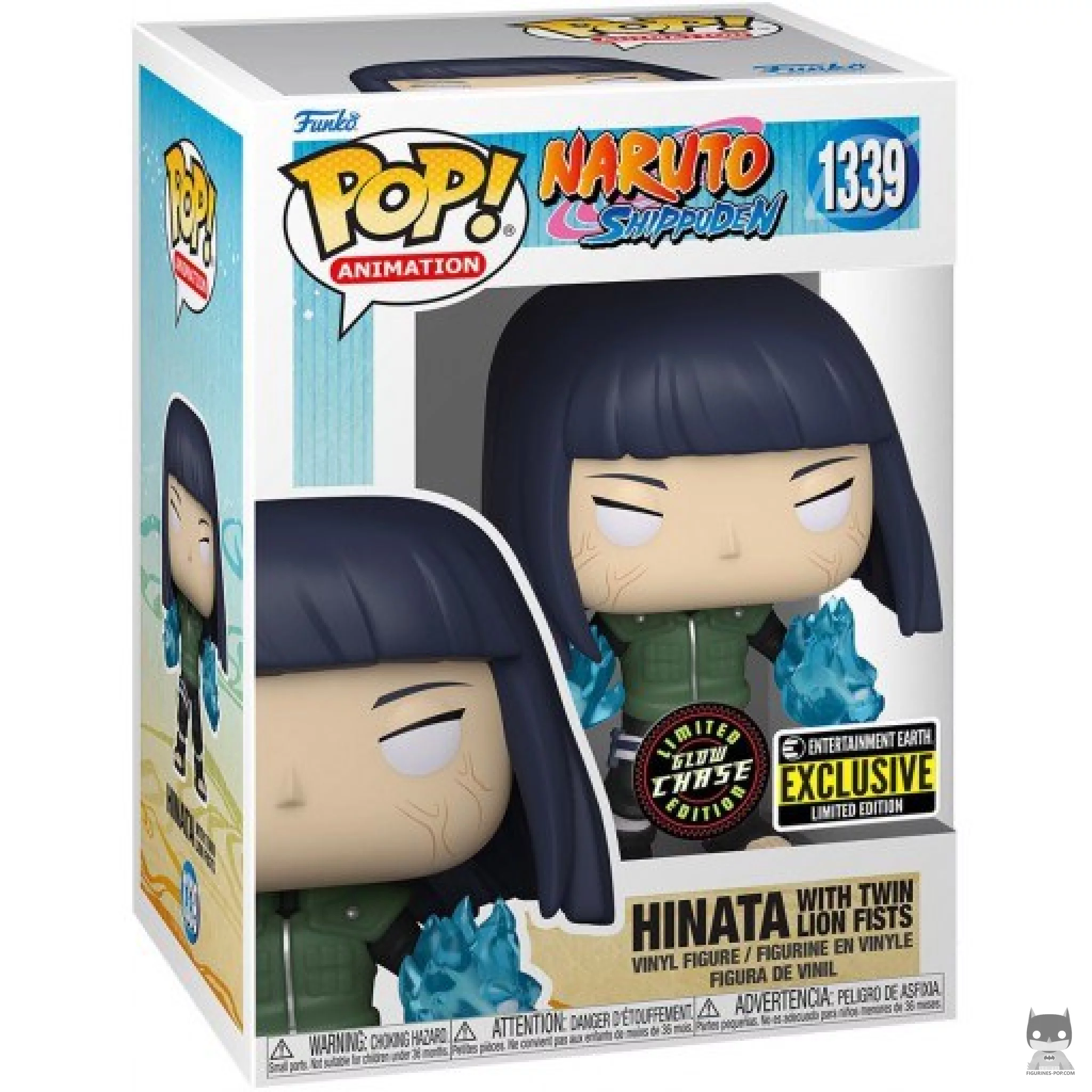 Figurine Funko POP Hinata avec Paumes Jumelles des Lions Agiles (Chase & Glow in the Dark) avec boîte