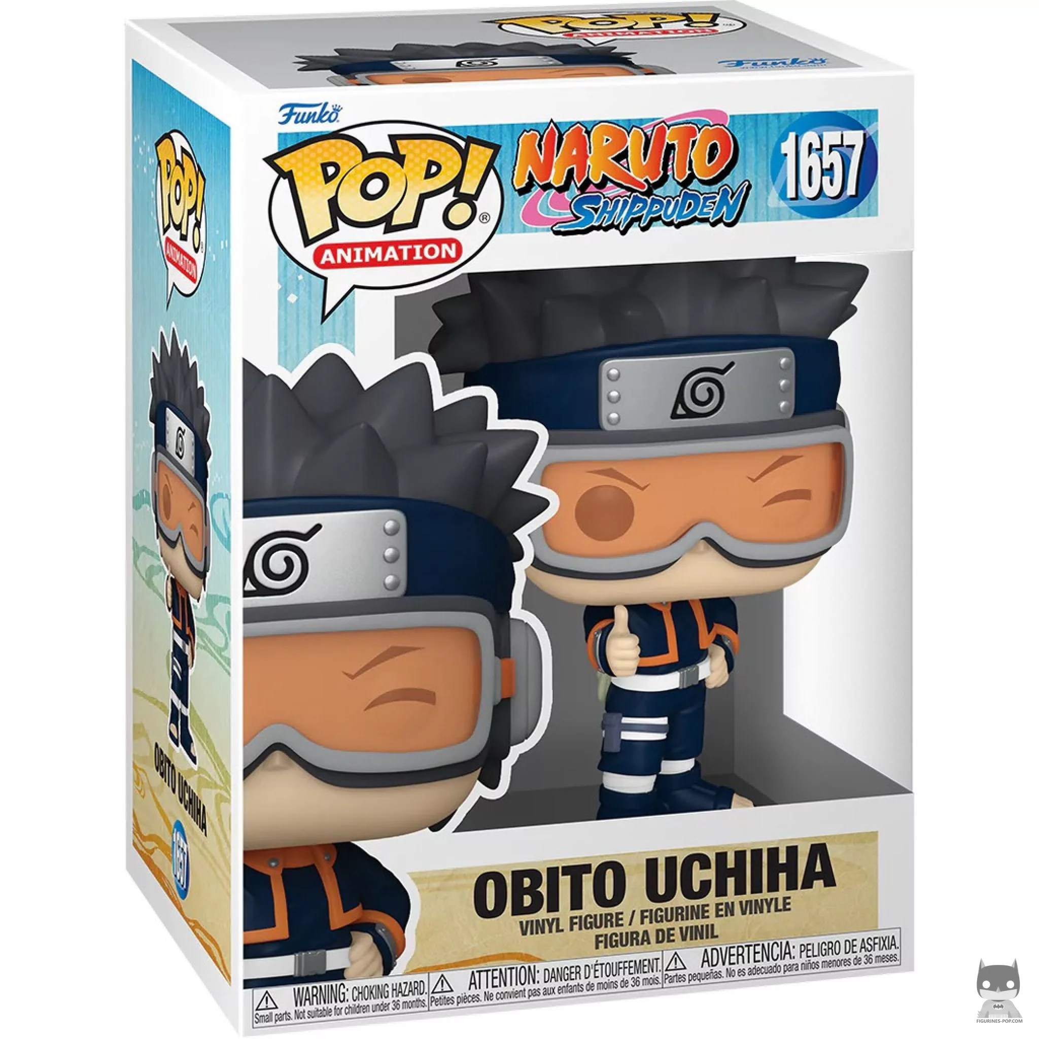 Figurine Funko POP Obito Uchiwa (enfant) avec boîte