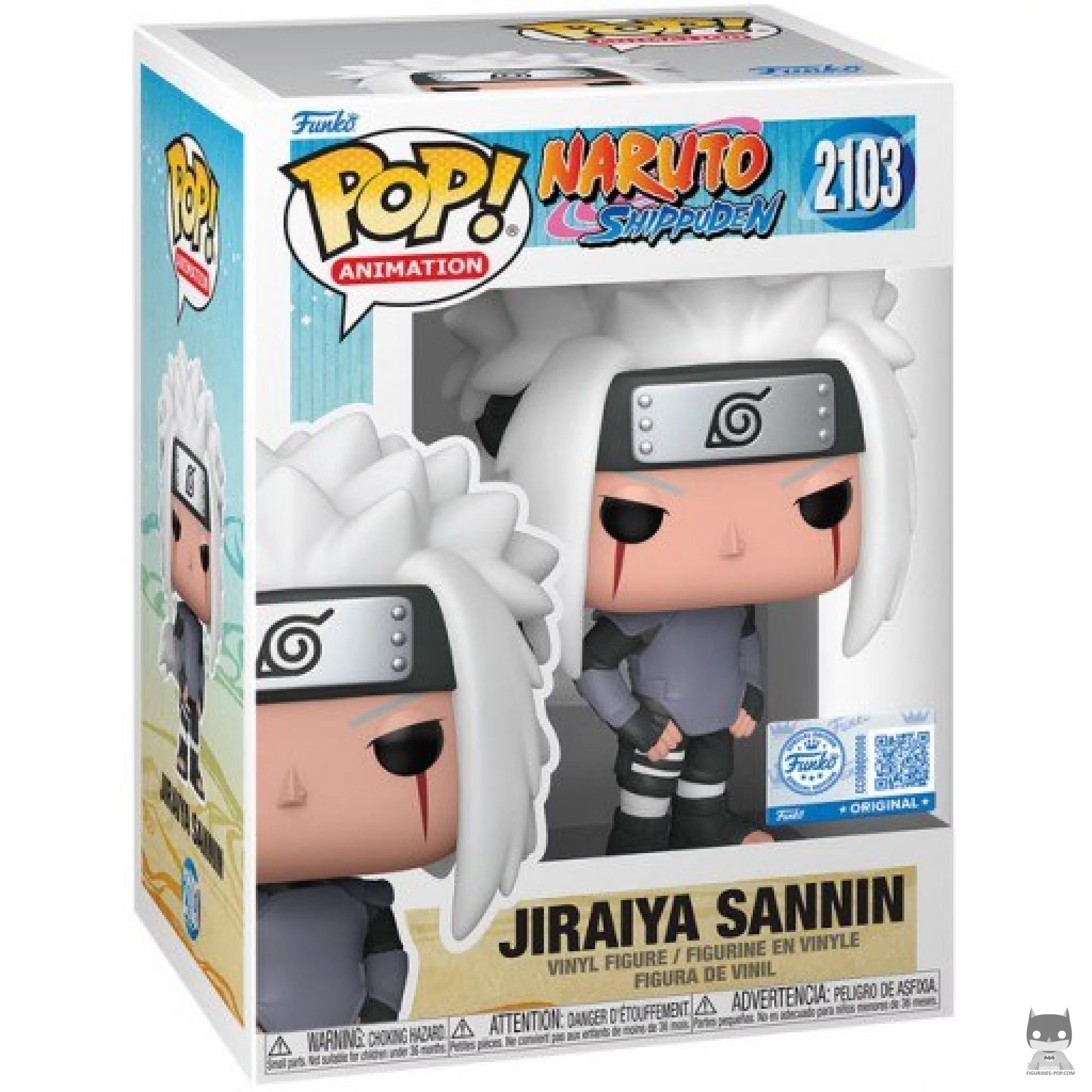 Figurine Funko POP Jiraiya Sannin avec boîte