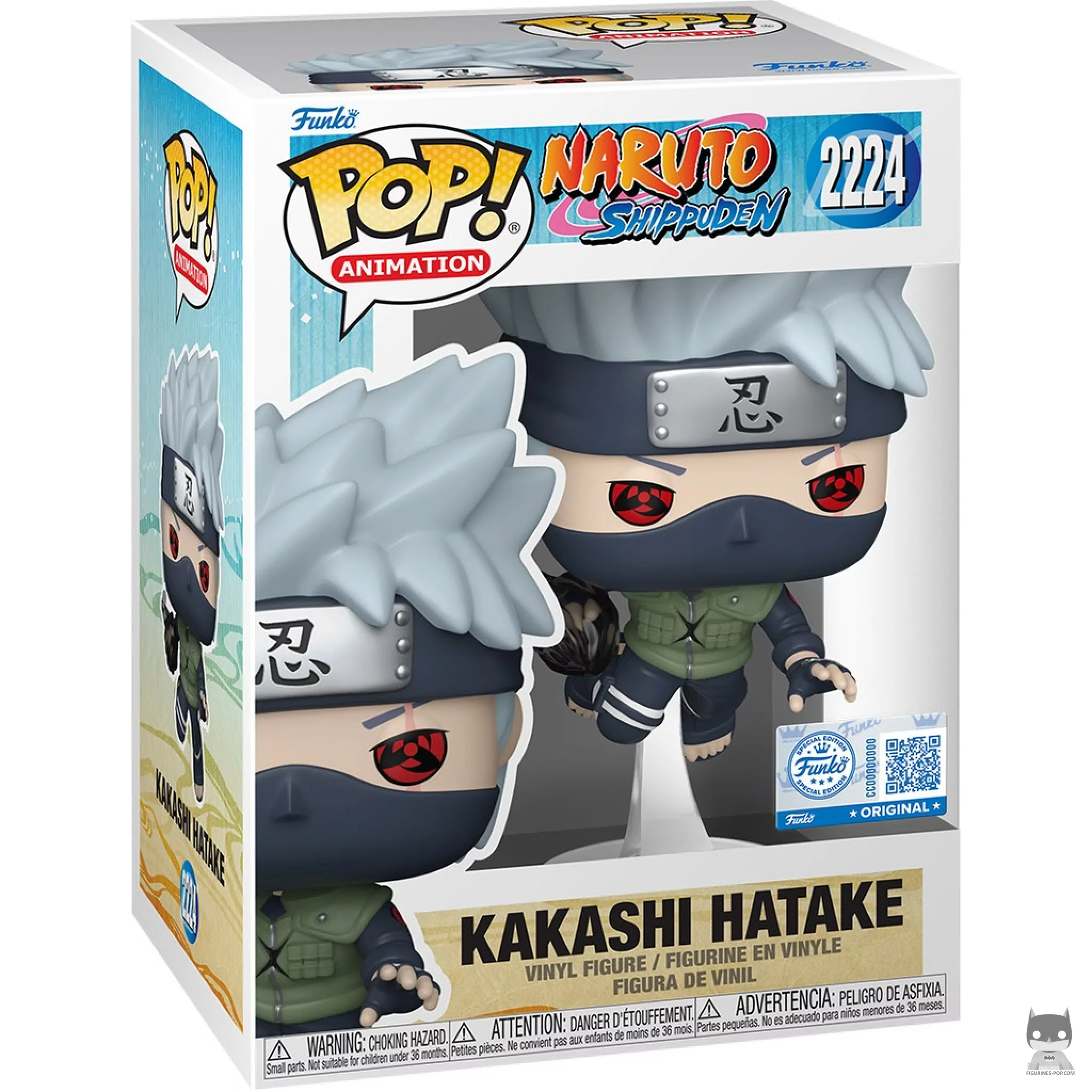 Figurine Funko POP Kakashi Hatake (Saut) avec boîte