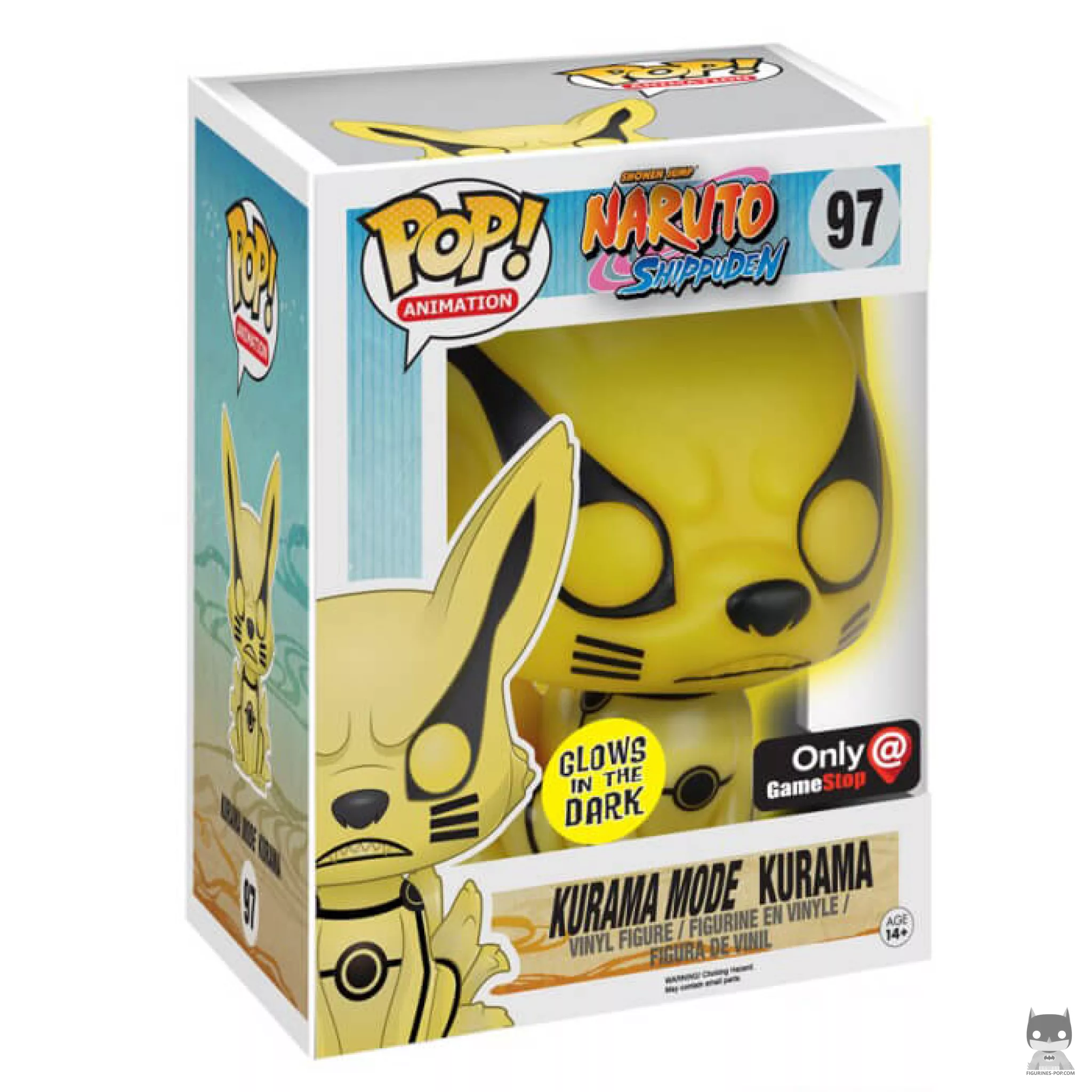 Figurine Funko POP Kurama (Glow) avec boîte