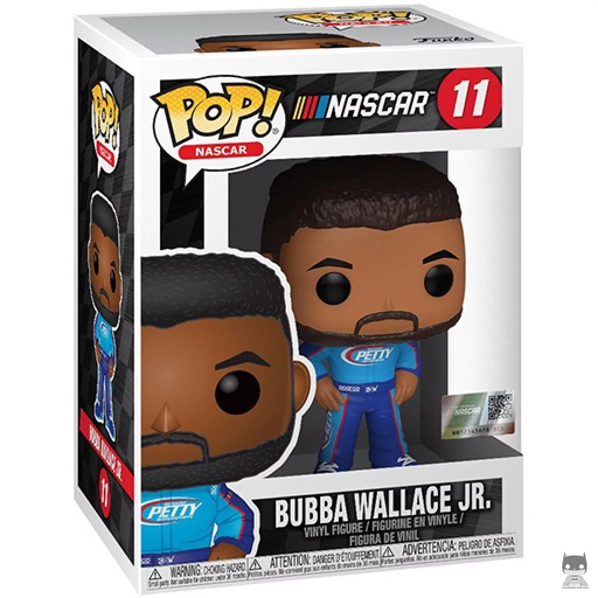 Figurine Funko POP Bubba Wallace JR. avec boîte