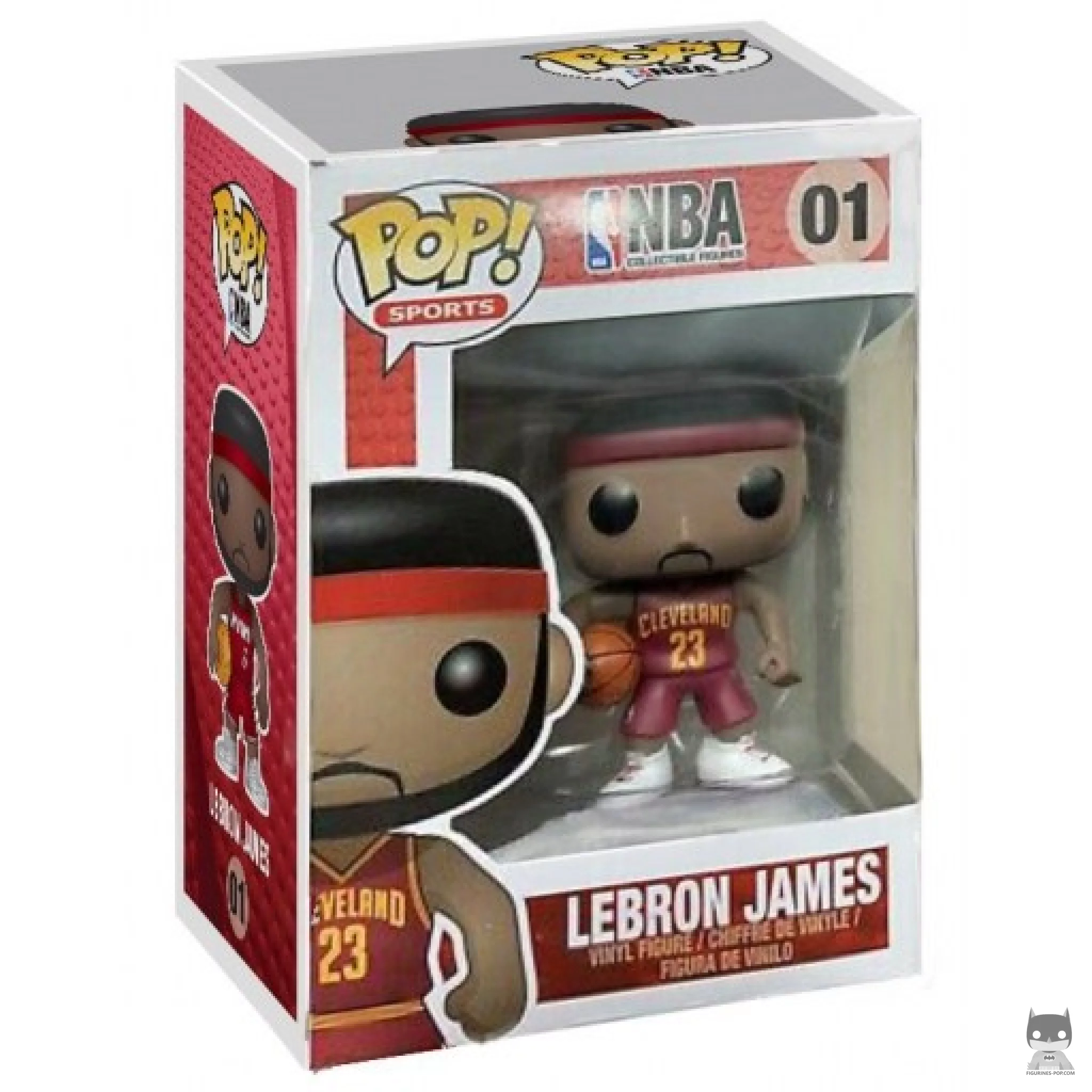 Figurine Funko POP Lebron James (Cavaliers) avec boîte
