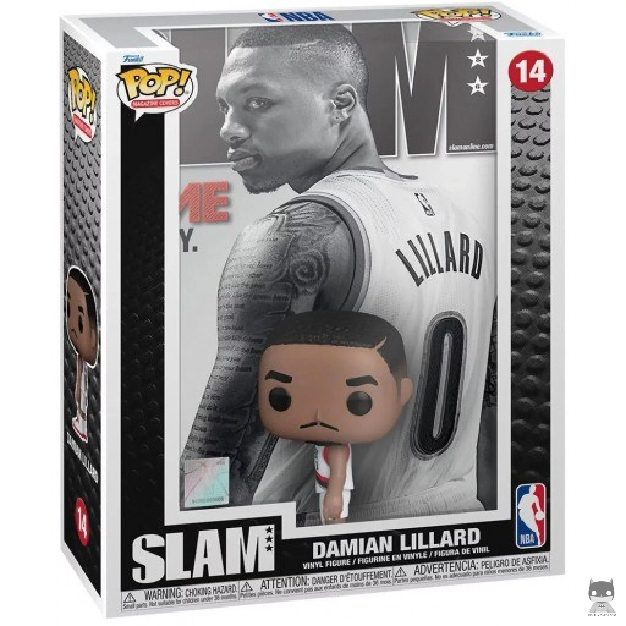 Figurine Funko POP SLAM : Damian Lillard avec boîte