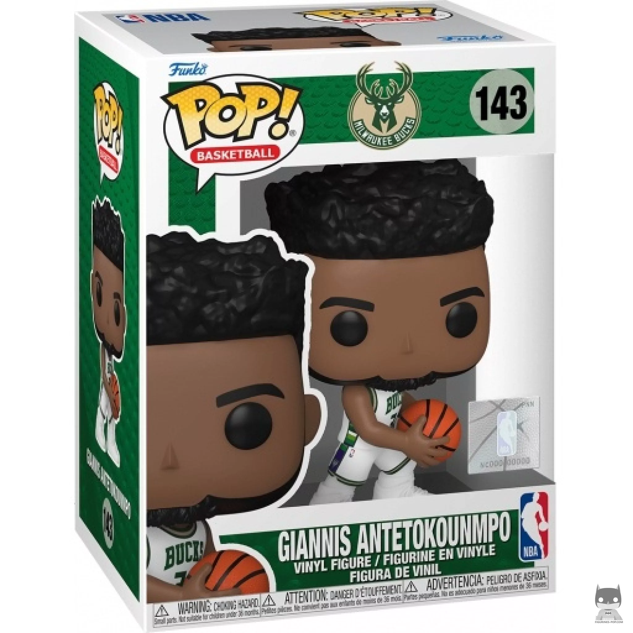 Figurine Funko POP Giannis Antetokounmpo avec boîte
