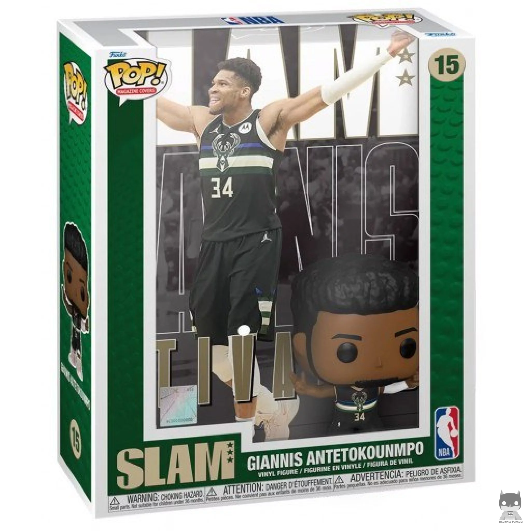 Figurine Funko POP SLAM : Giannis Antetokounmpo avec boîte