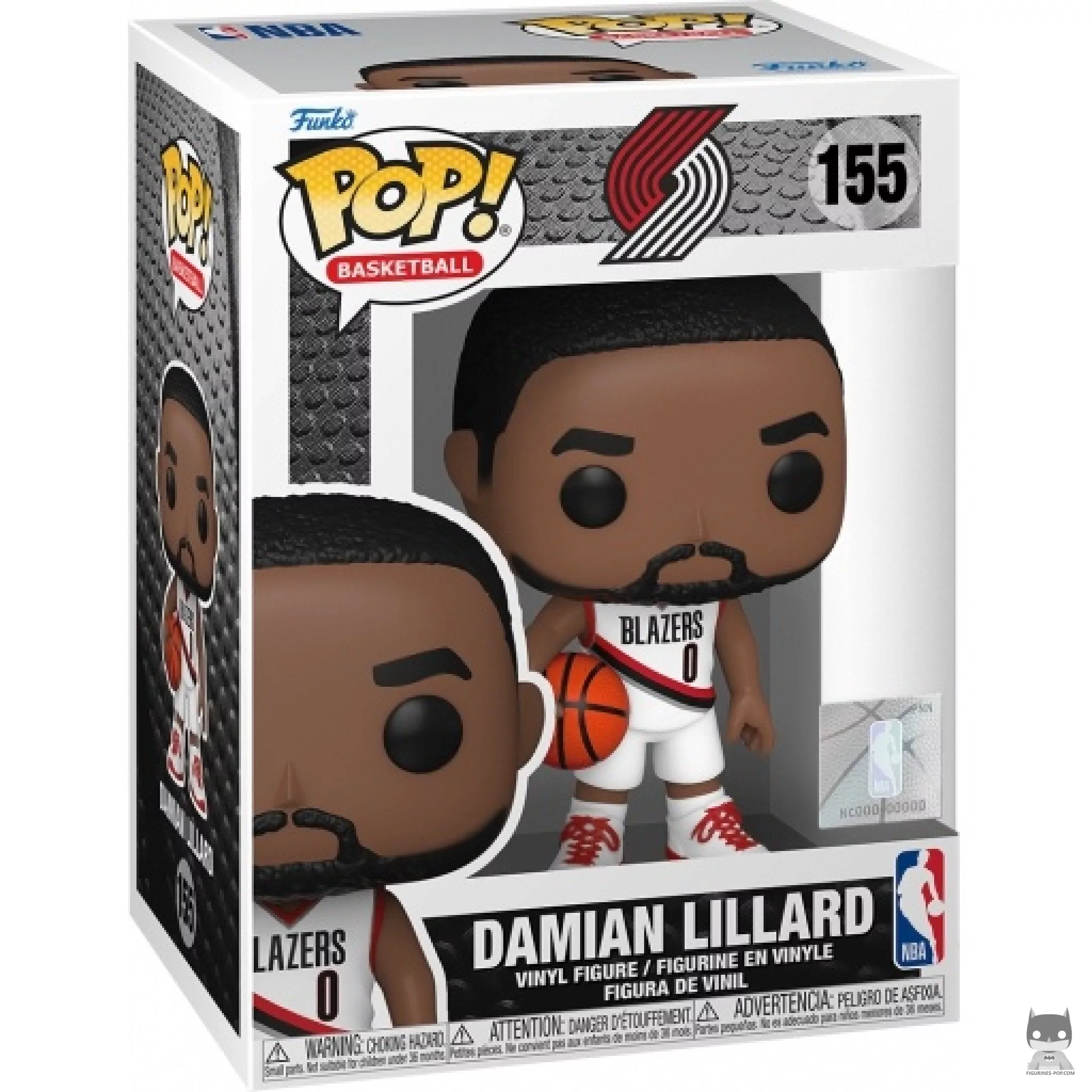 Figurine Funko POP Damian Lillard avec boîte