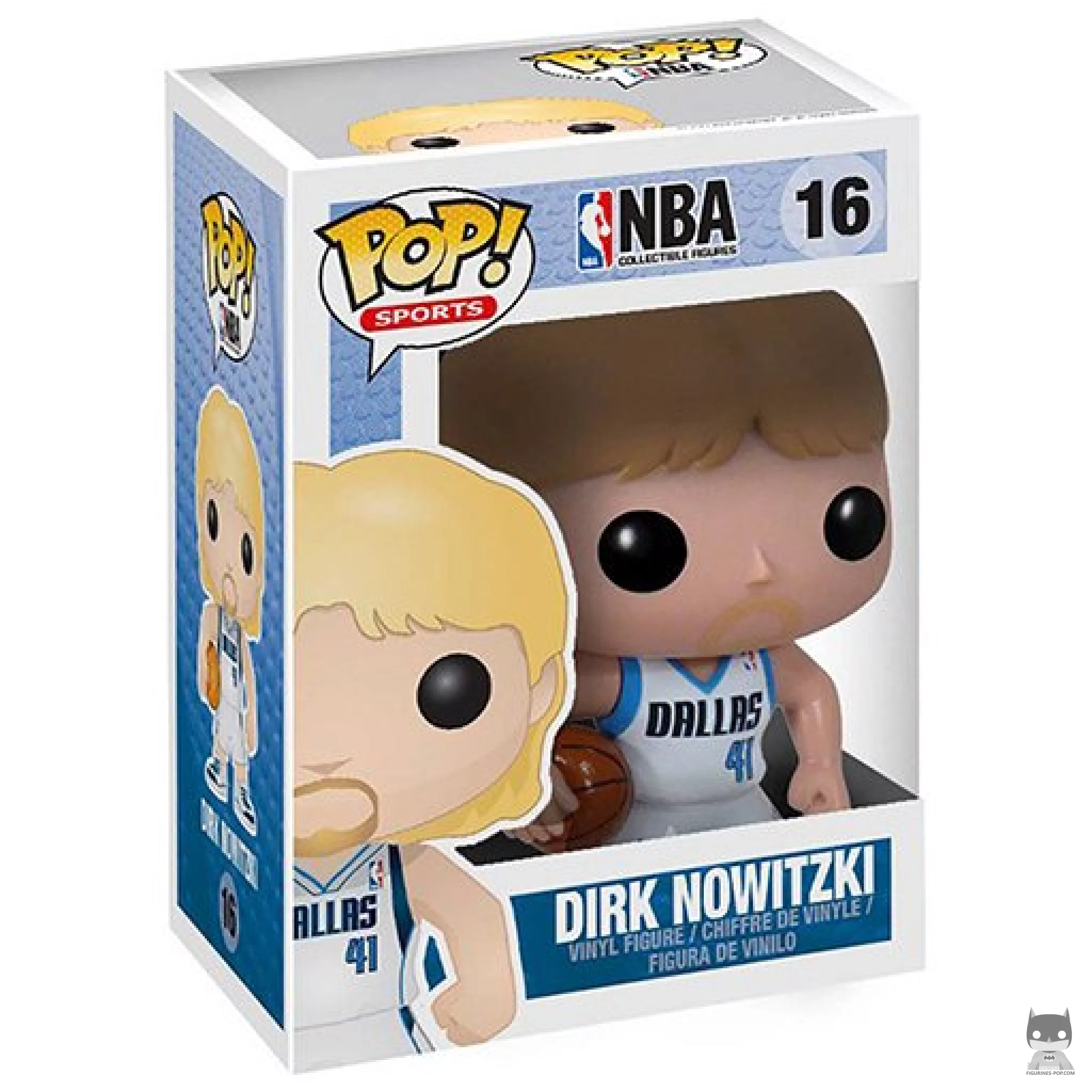 Figurine Funko POP Dirk Nowitzki avec boîte