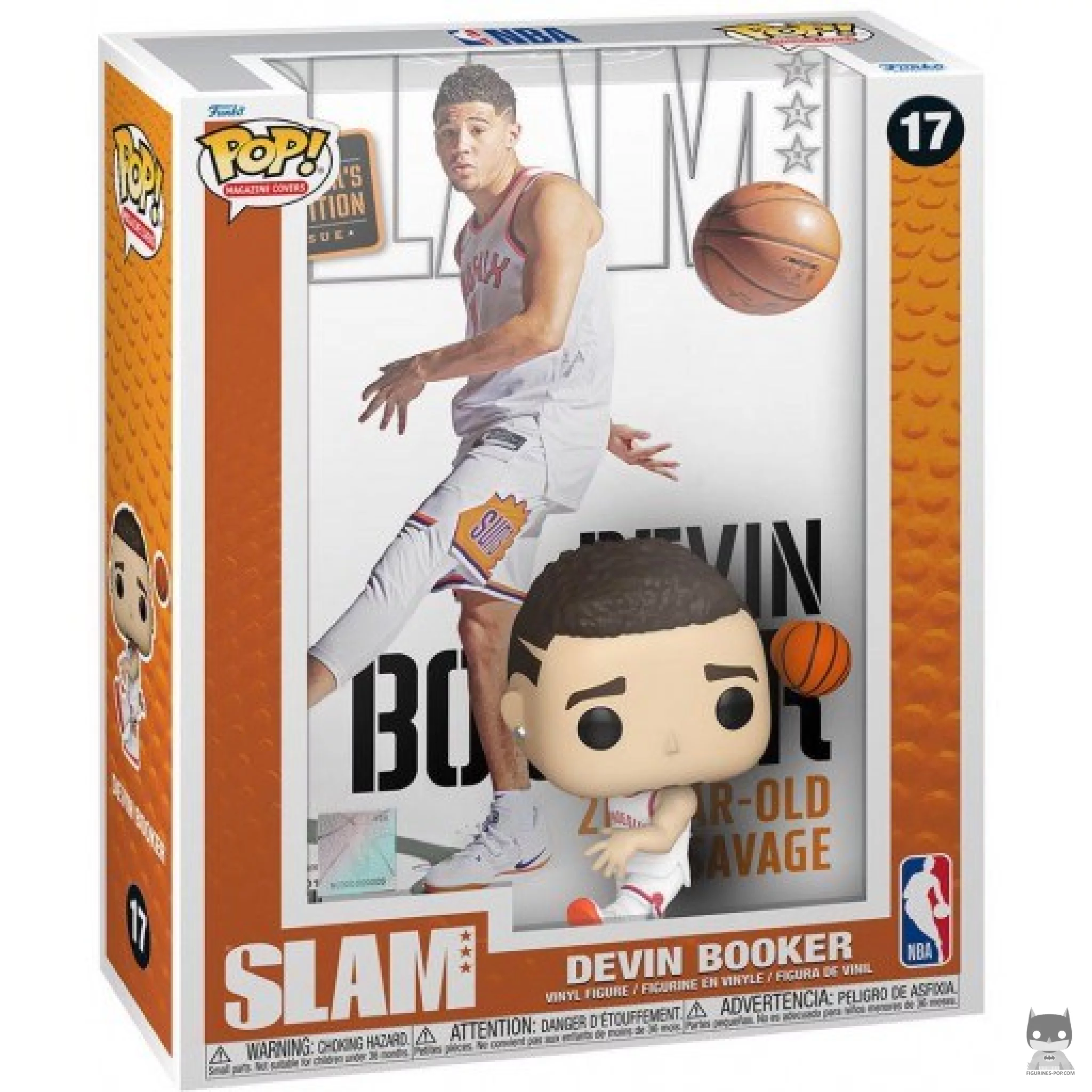 Figurine Funko POP SLAM : Devin Booker avec boîte