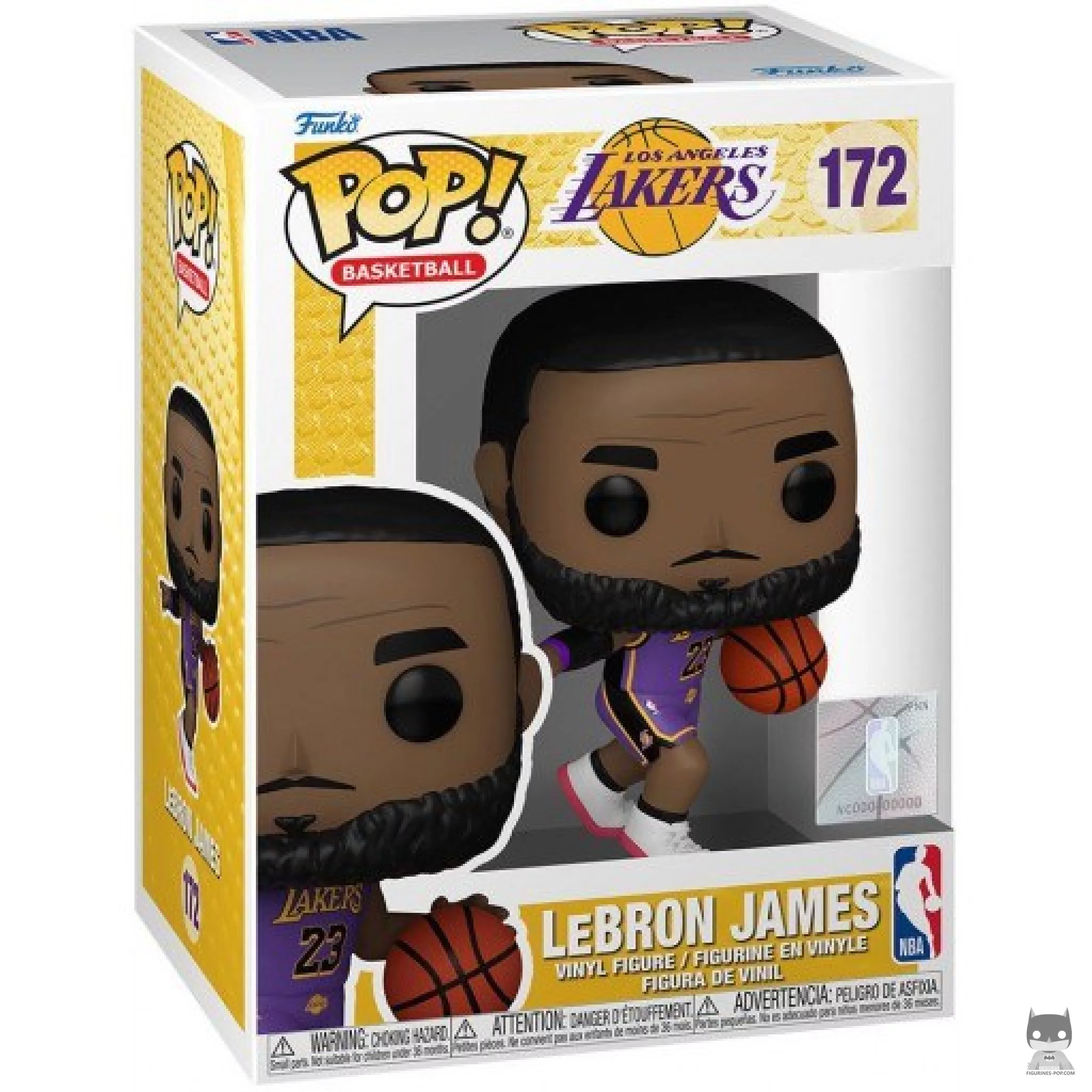 Figurine Funko POP Lebron James (Maillot Violet) avec boîte