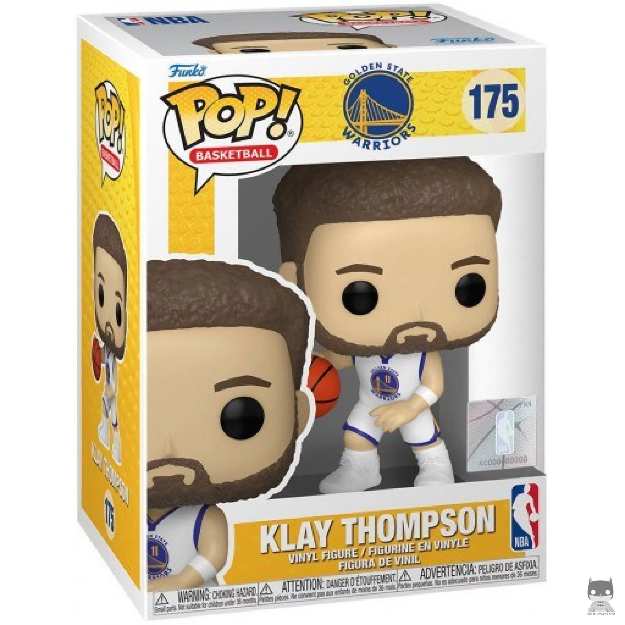 Figurine Funko POP Klay Thompson (Maillot Blanc) avec boîte