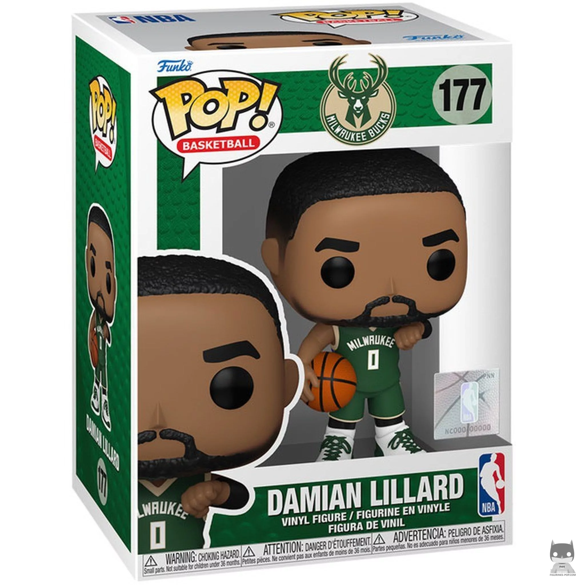 Figurine Funko POP Damian Lillard (Green Jersey) avec boîte