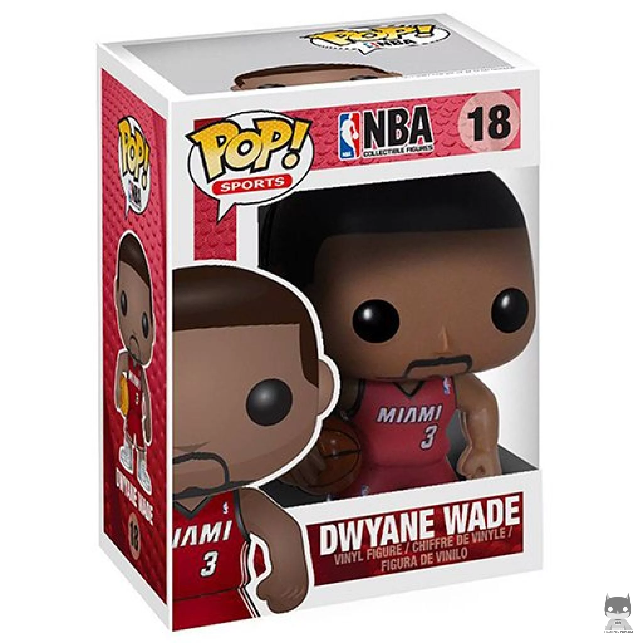 Figurine Funko POP Dwyane Wade avec boîte
