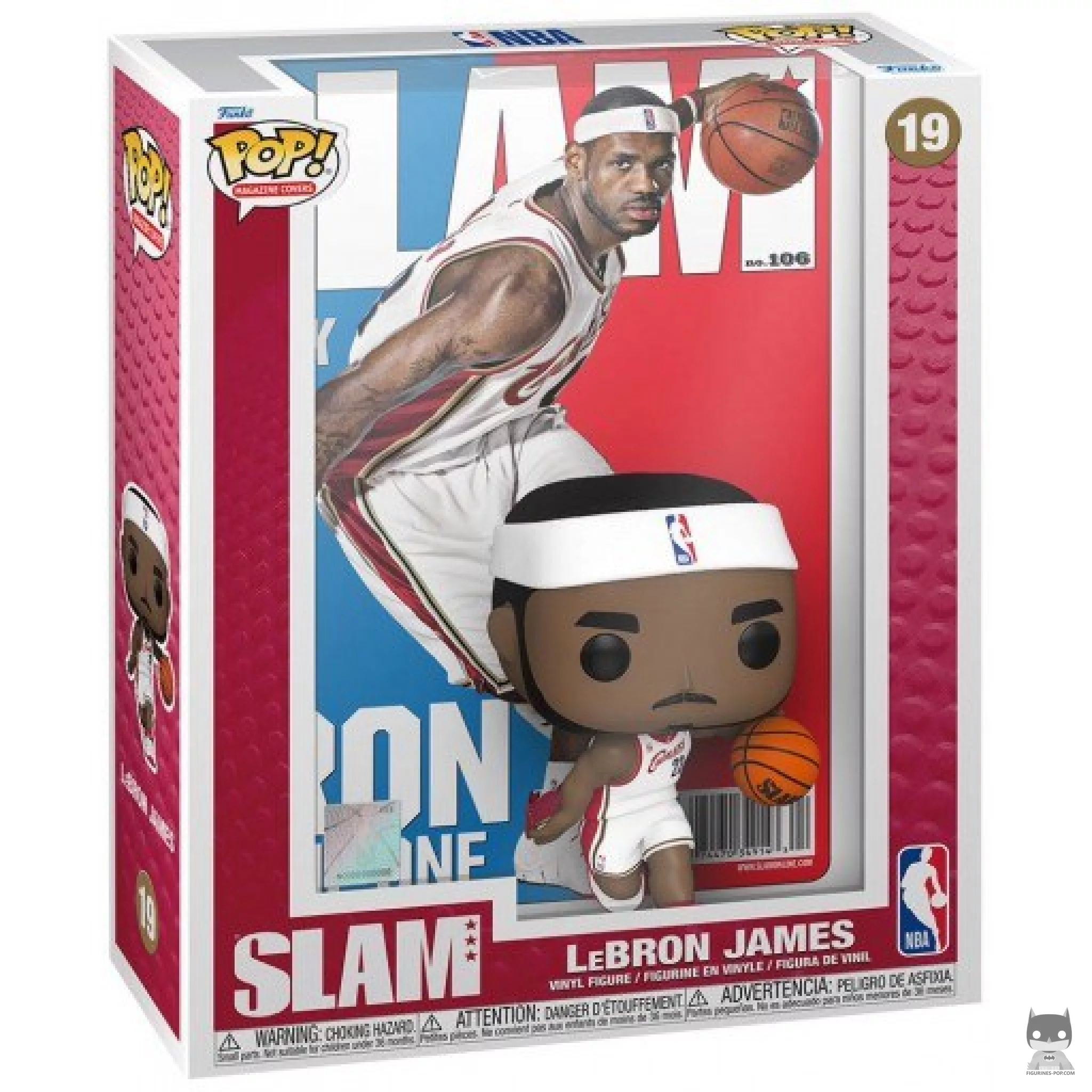 Figurine Funko POP SLAM : LeBron James avec boîte