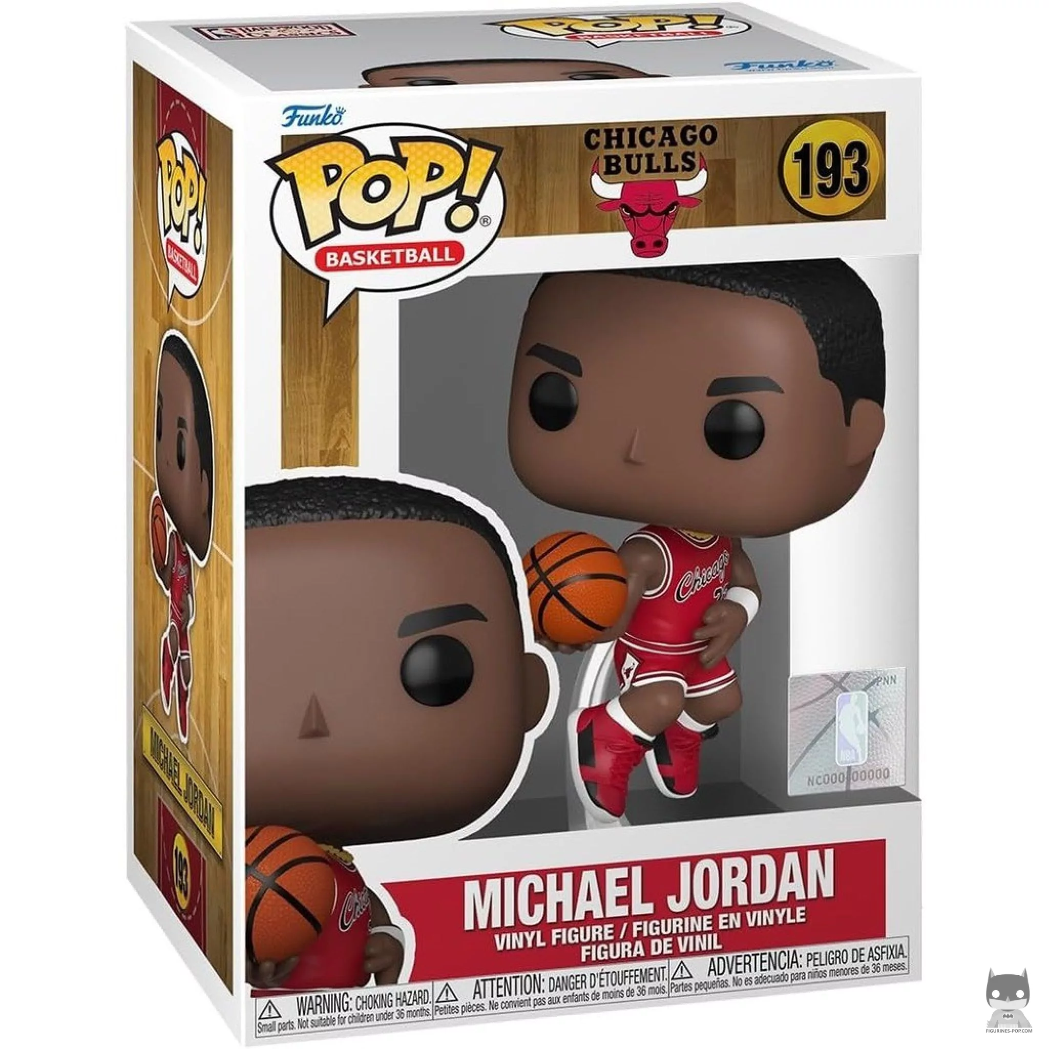 Figurine Funko POP Michael Jordan (Rookie Season) avec boîte