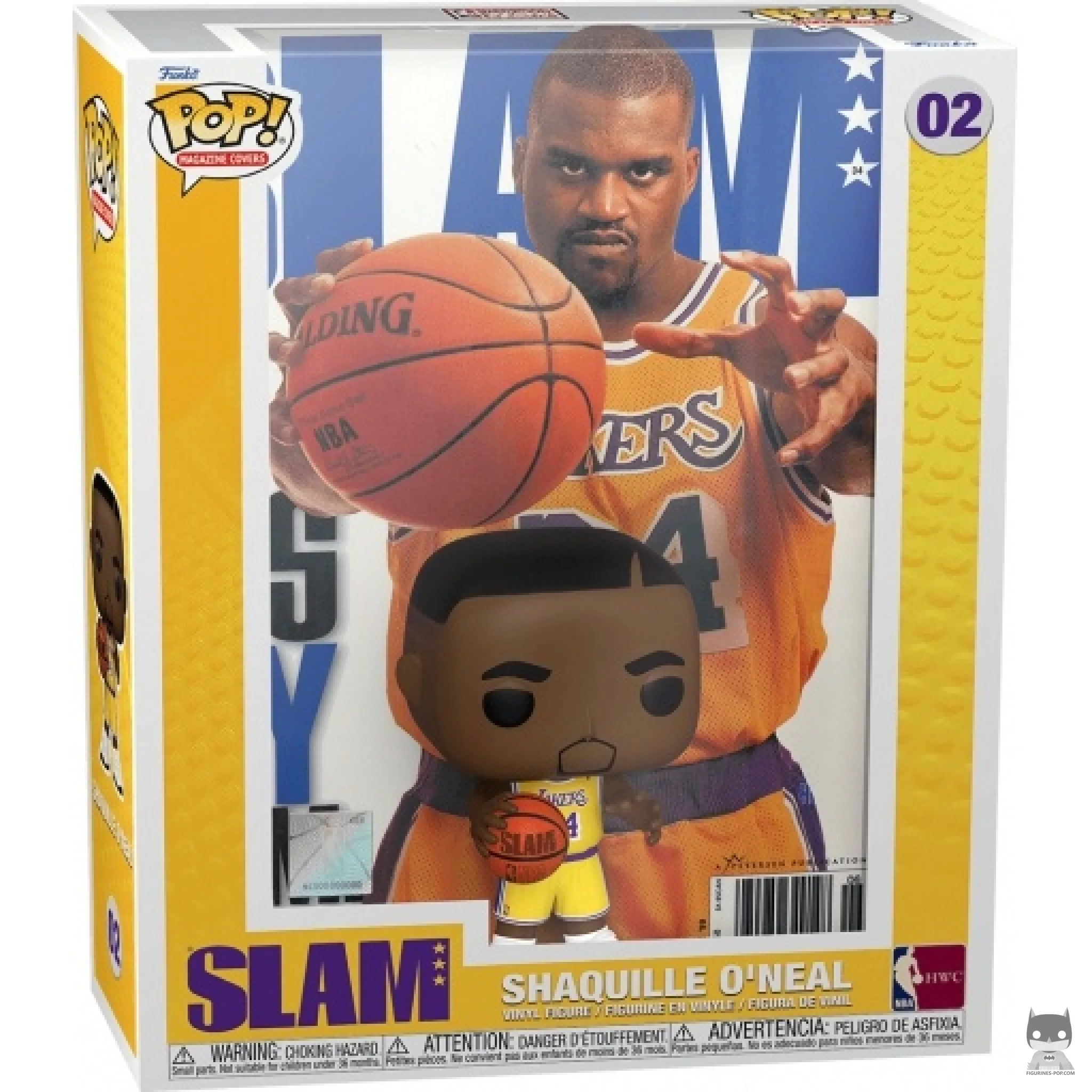 Figurine Funko POP SLAM : Shaquille O'Neal avec boîte