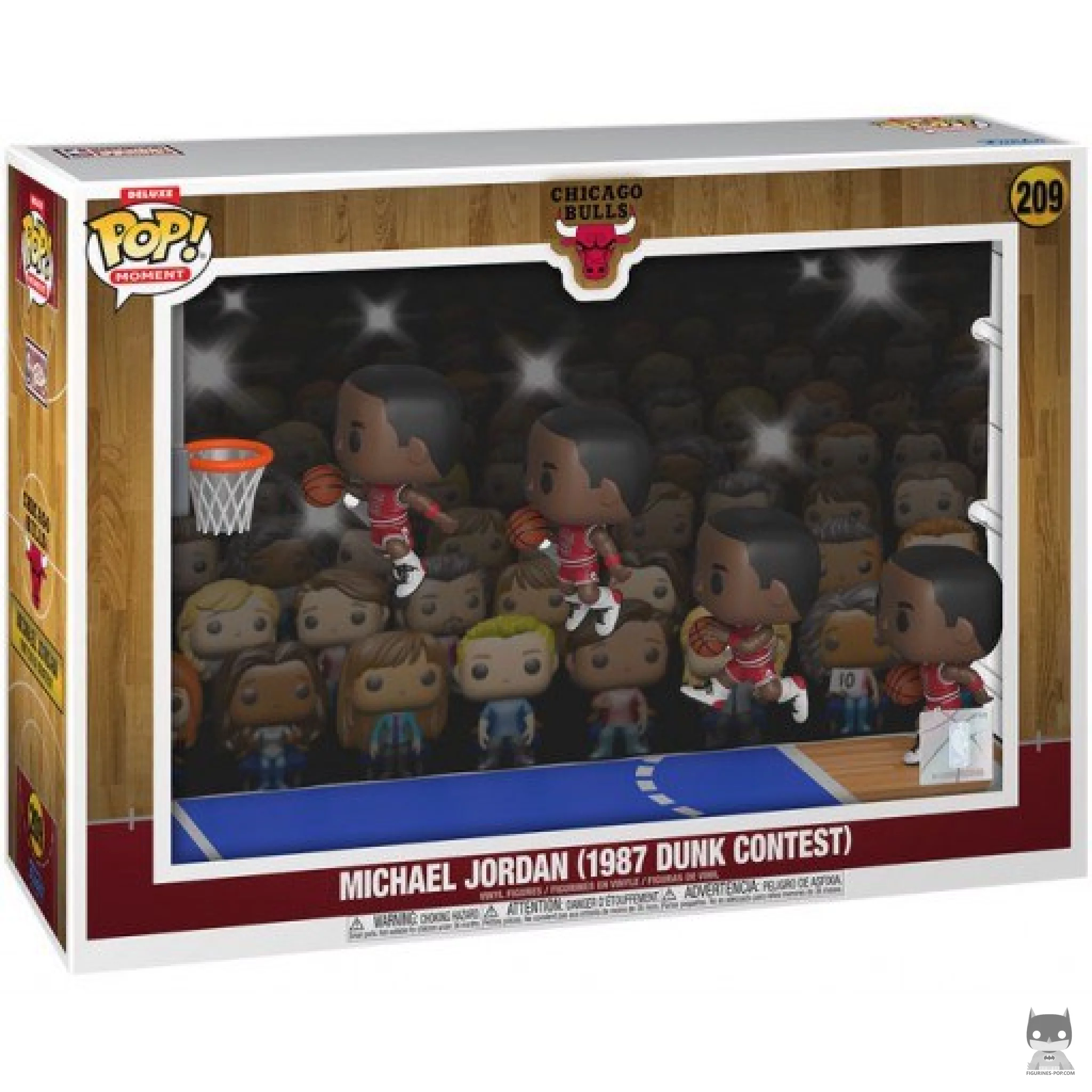 Figurine Funko POP Michael Jordan (1987 Concours Dunk) - Moment avec boîte