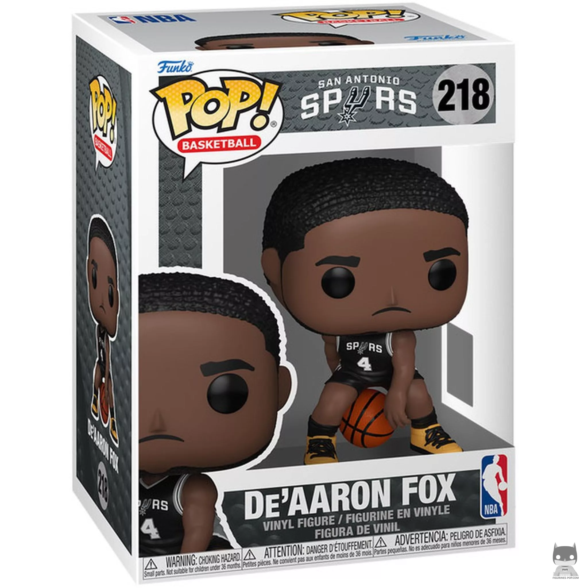 Figurine Funko POP De'Aaron Fox avec boîte