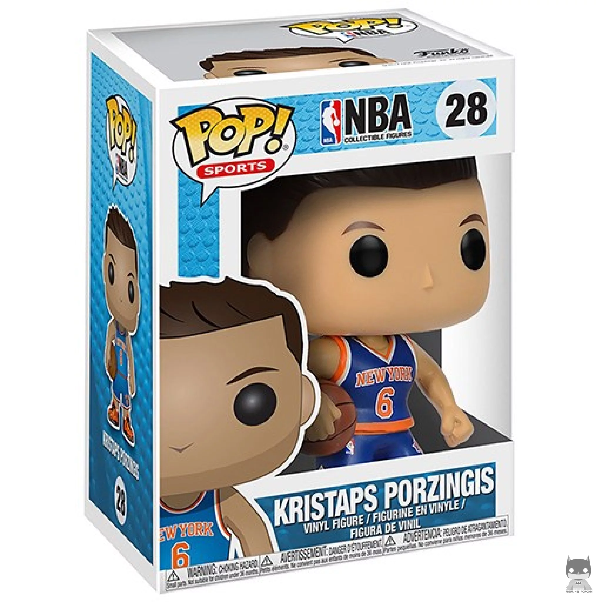 Figurine Funko POP Kristaps Porzingis avec boîte
