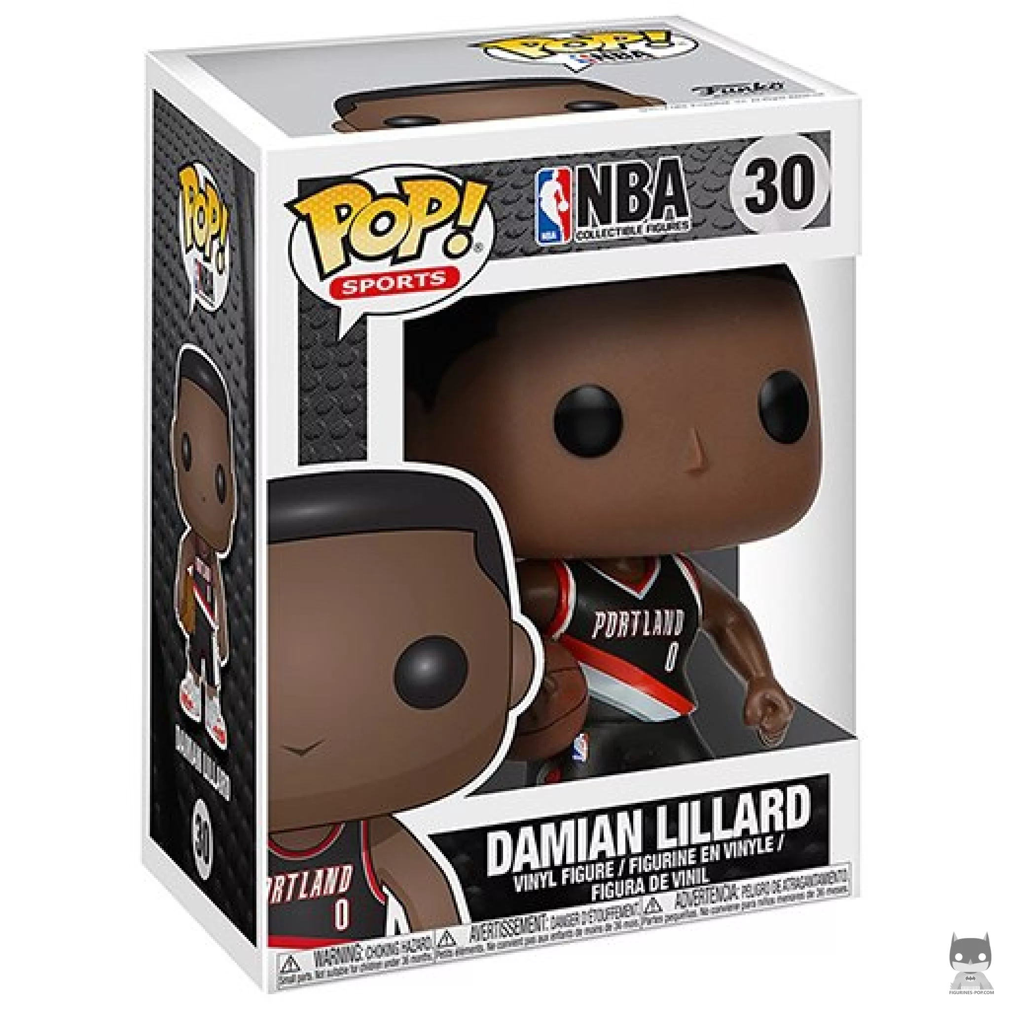 Figurine Funko POP Damian Lillard avec boîte