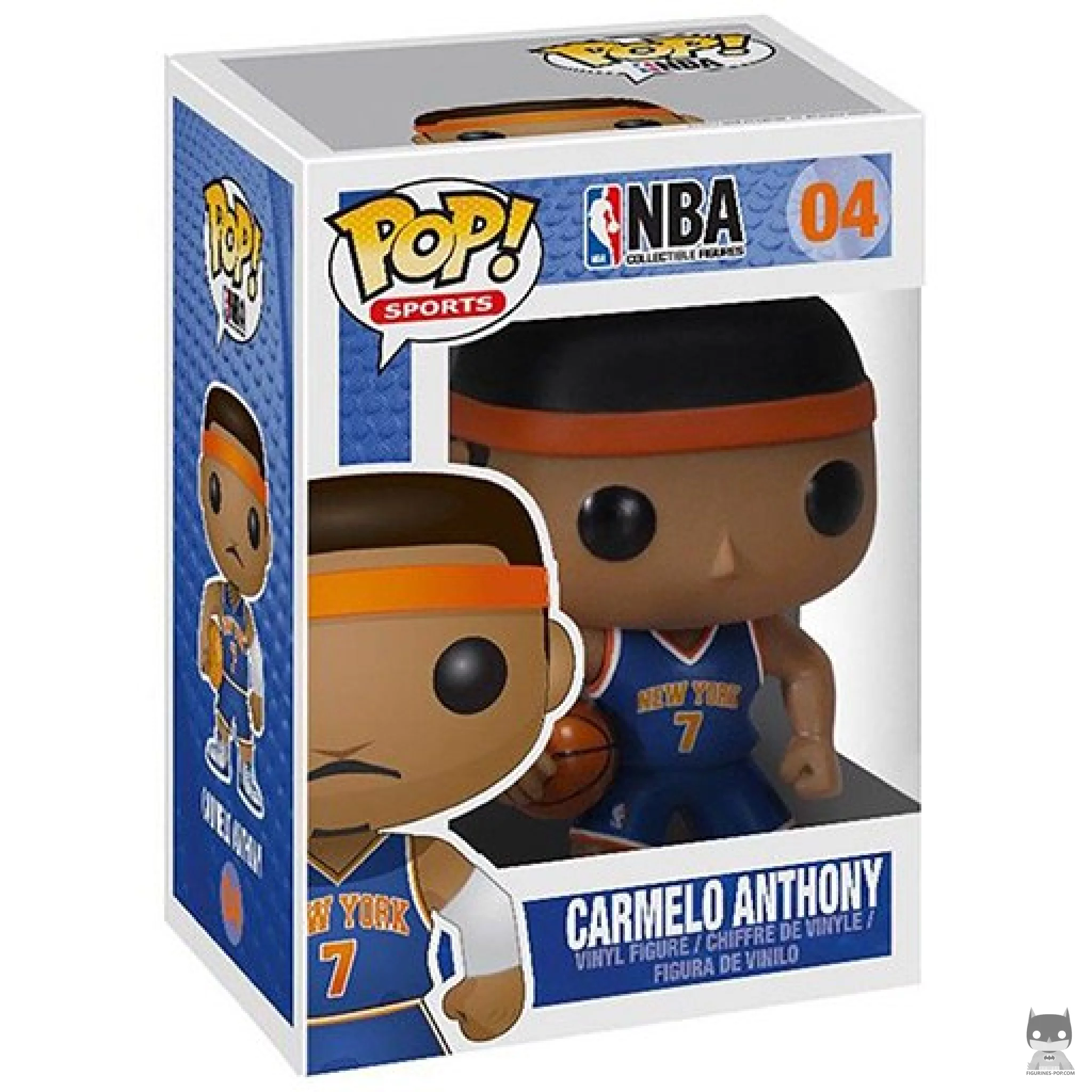 Figurine Funko POP Carmelo Anthony avec boîte
