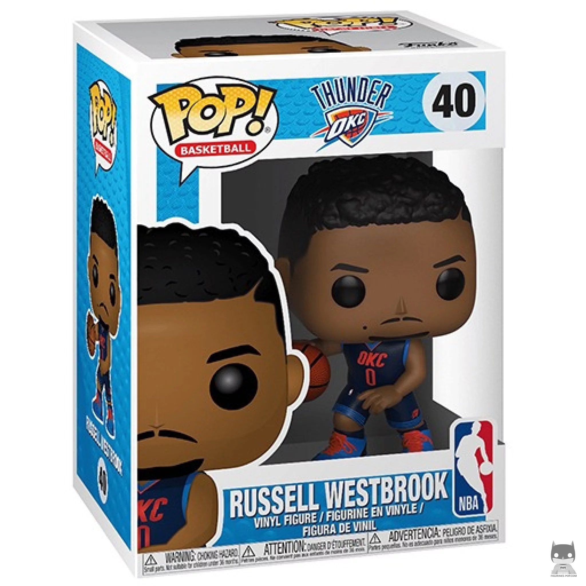 Figurine Funko POP Russell Westbrook avec boîte