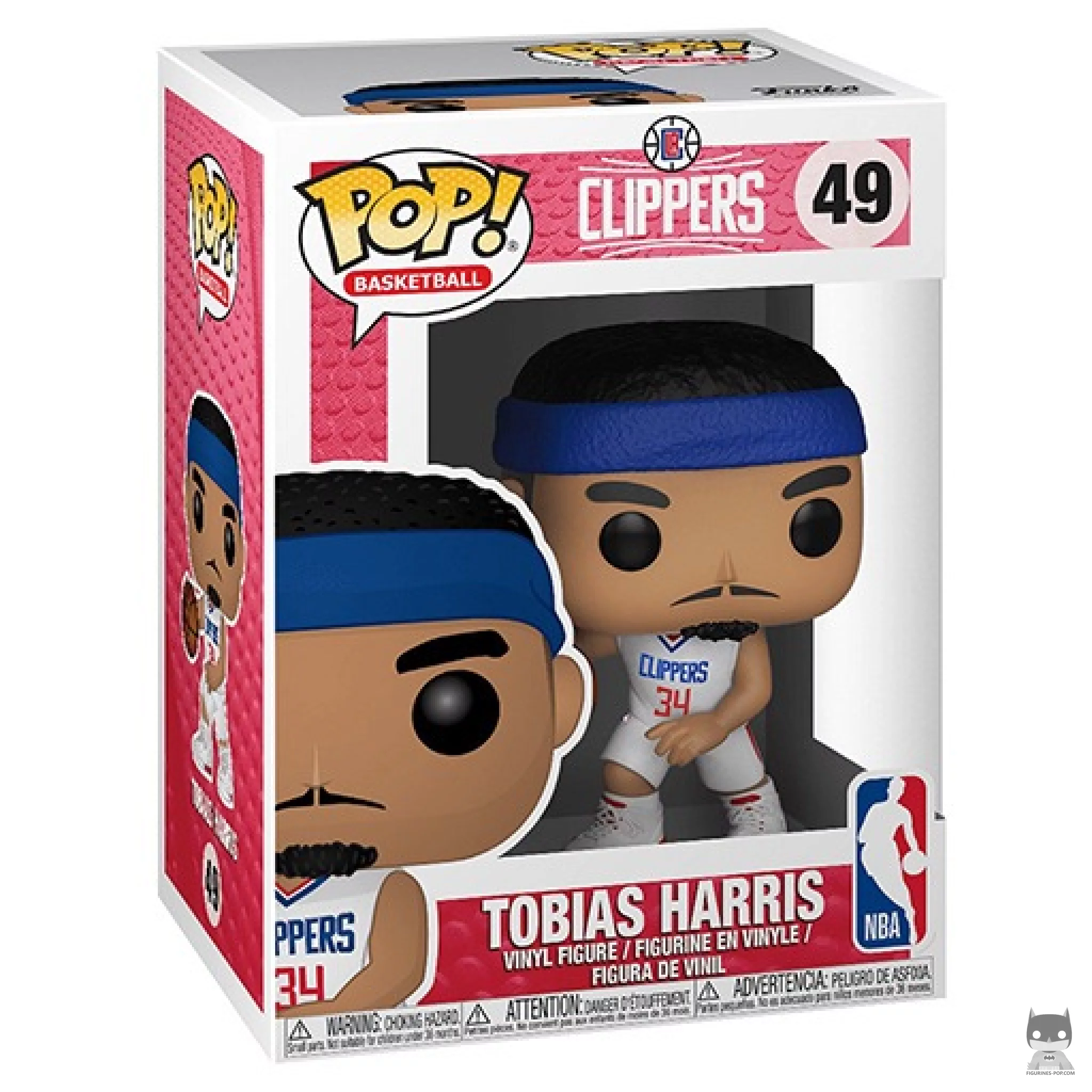 Figurine Funko POP Tobias Harris avec boîte