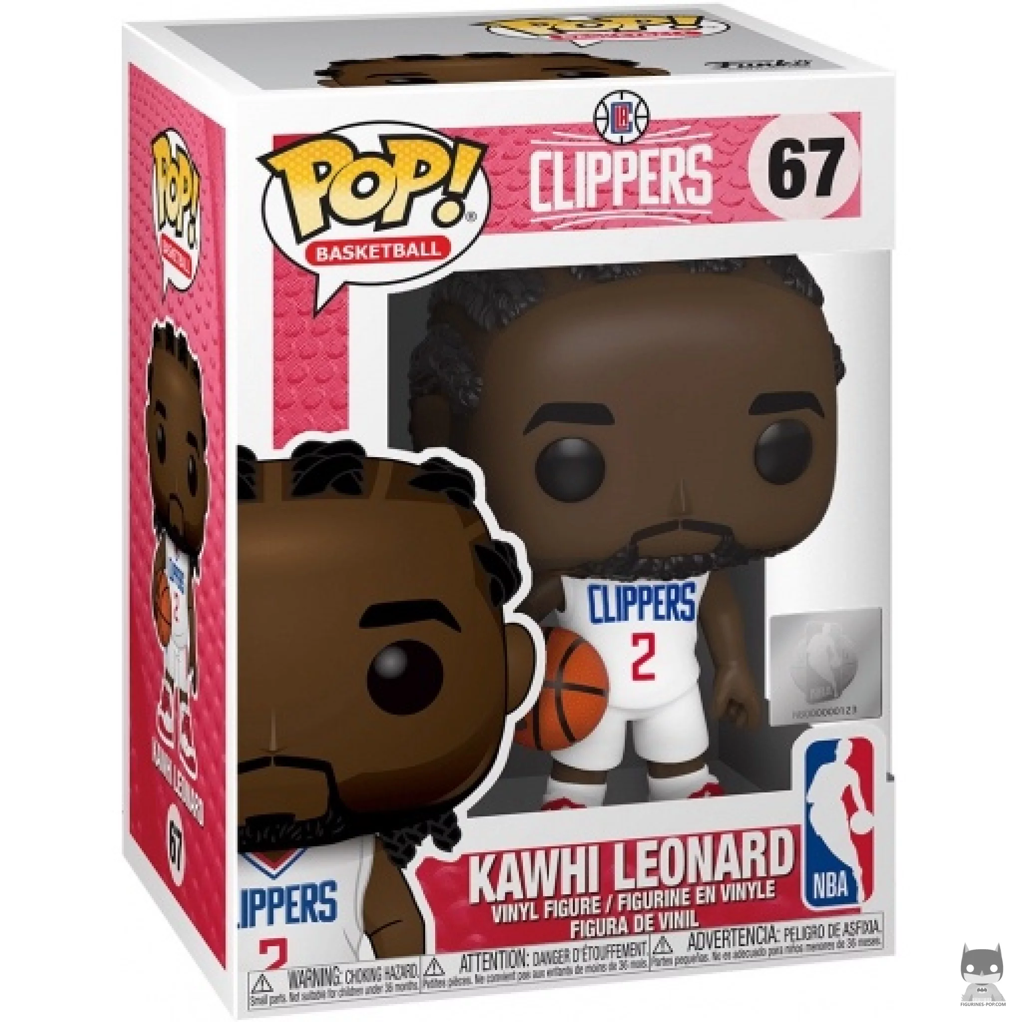 Figurine Funko POP Kawhi Leonard avec boîte