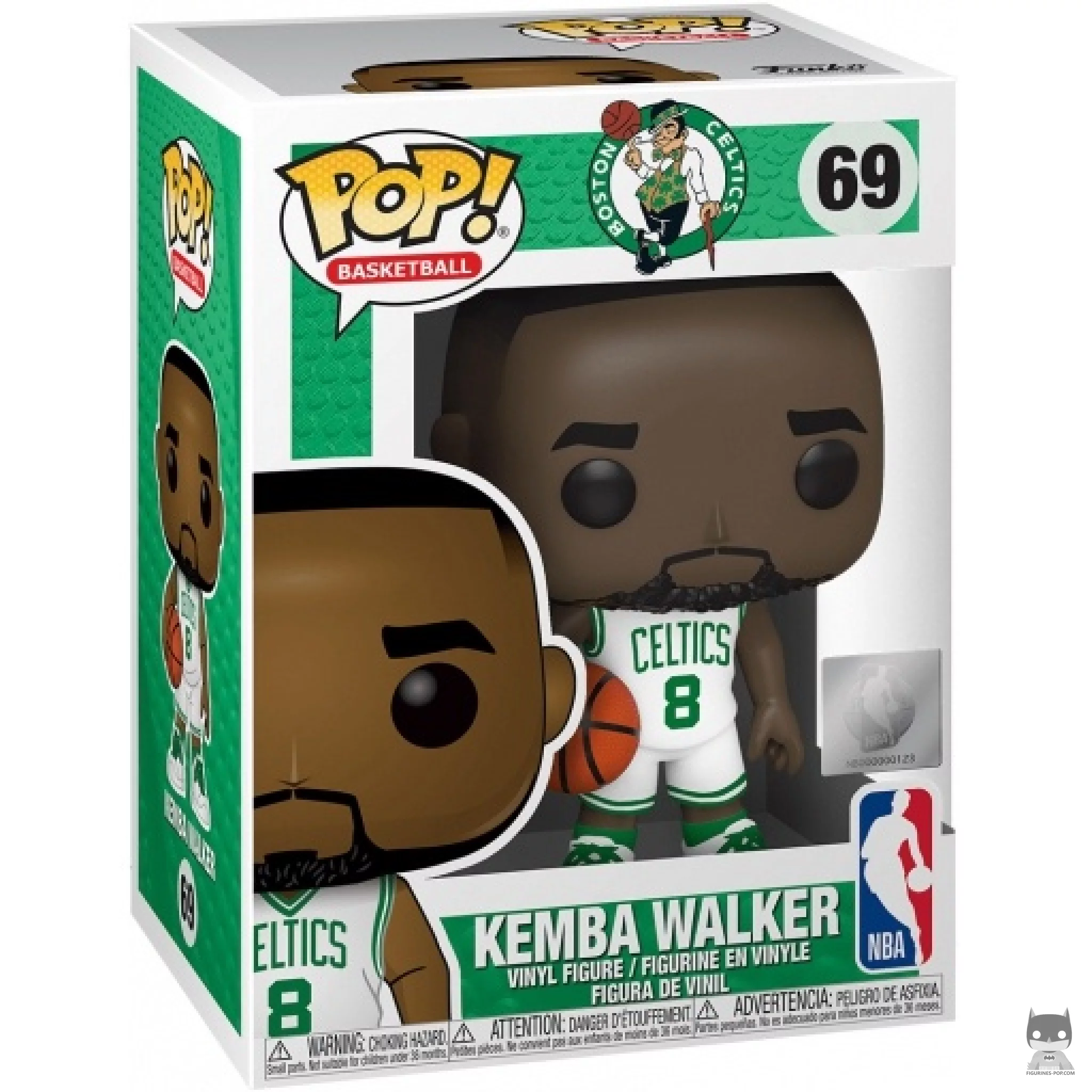 Figurine Funko POP Kemba Walker avec boîte