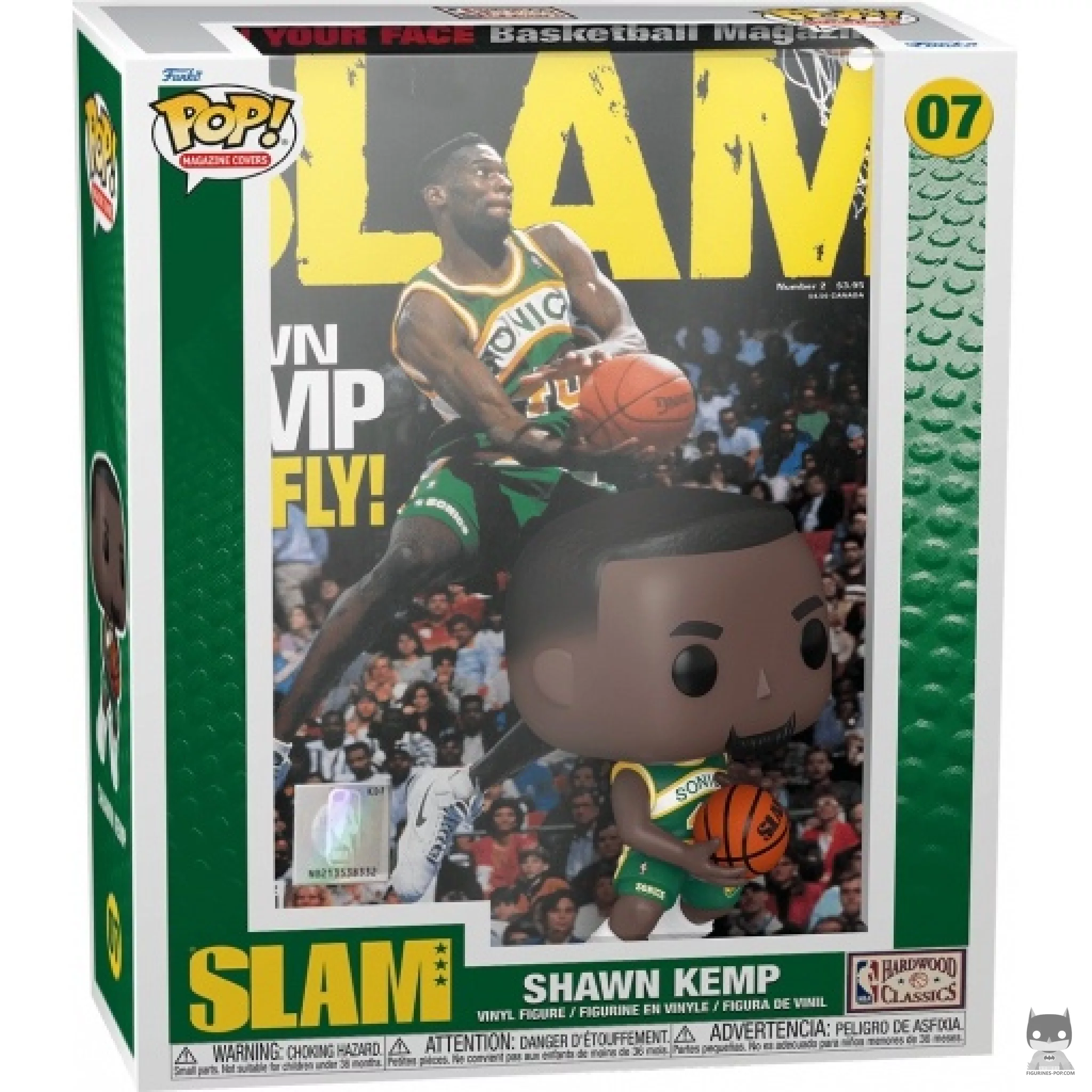 Figurine Funko POP SLAM : Shawn Kemp avec boîte